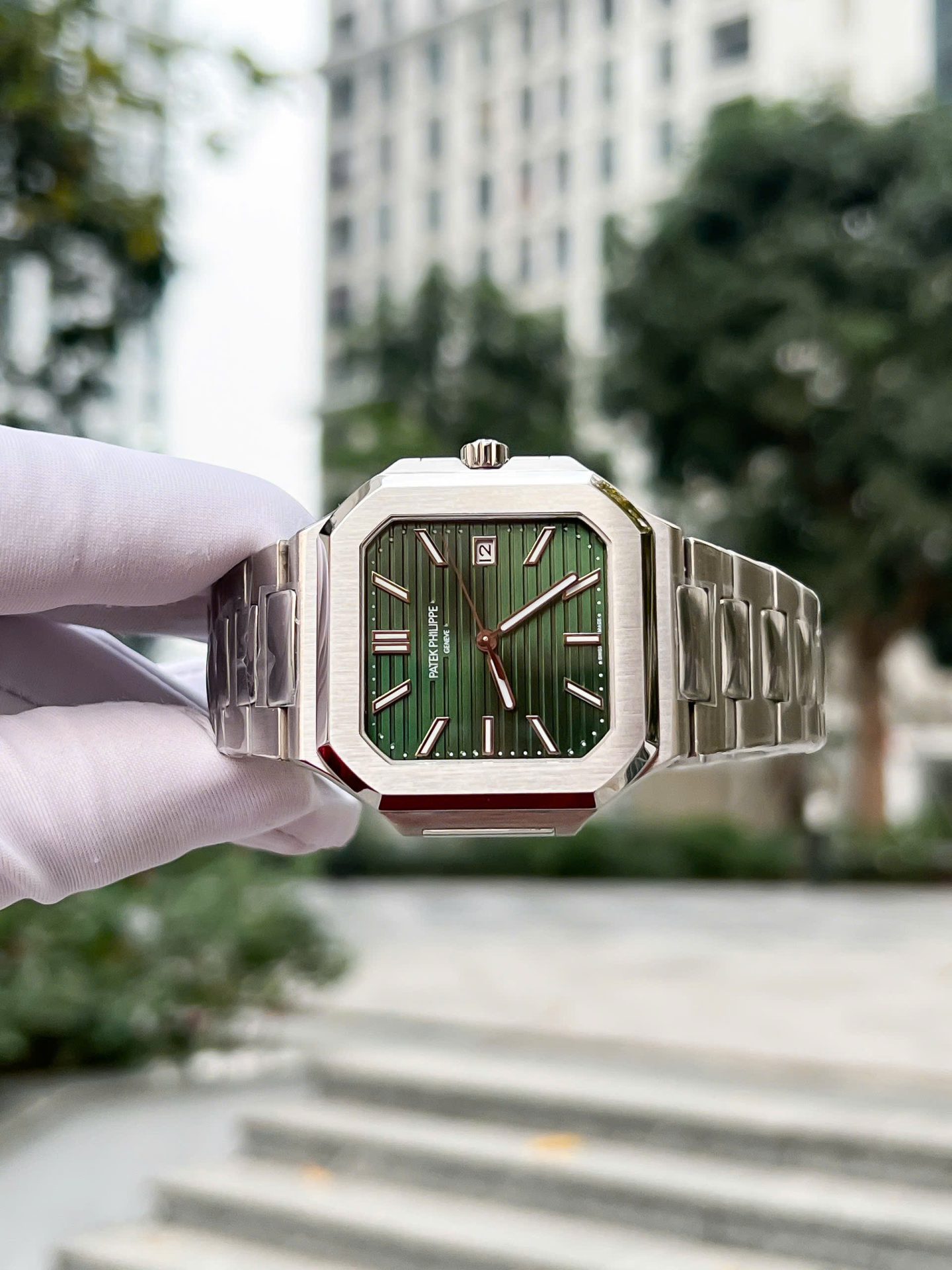 Patek Philippe Best Replica Watch Cubitus 5821 Green Dial 45mm - Top club