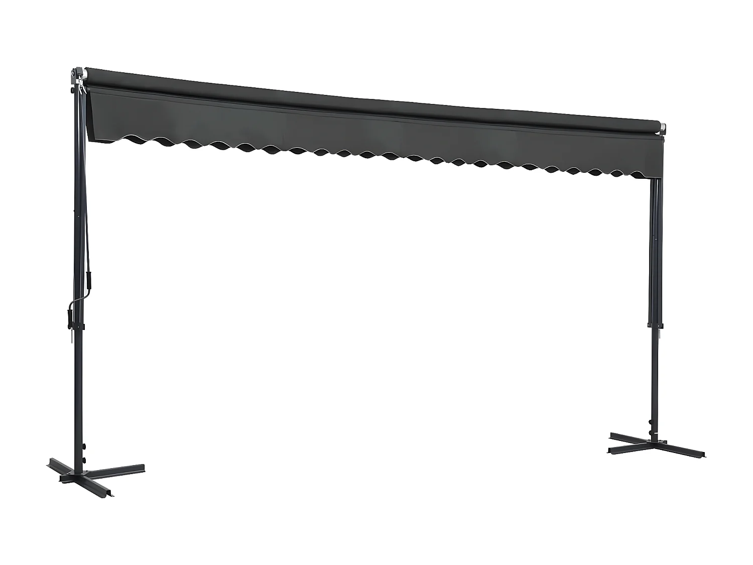Auvent sur pied 500 x 300 cm Anthracite