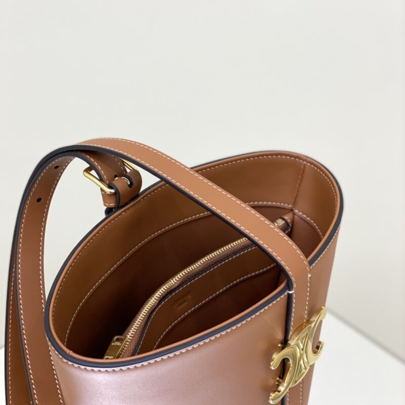 Replica Celine Triomphe Bucket Bag Brown1:1High-quality replica