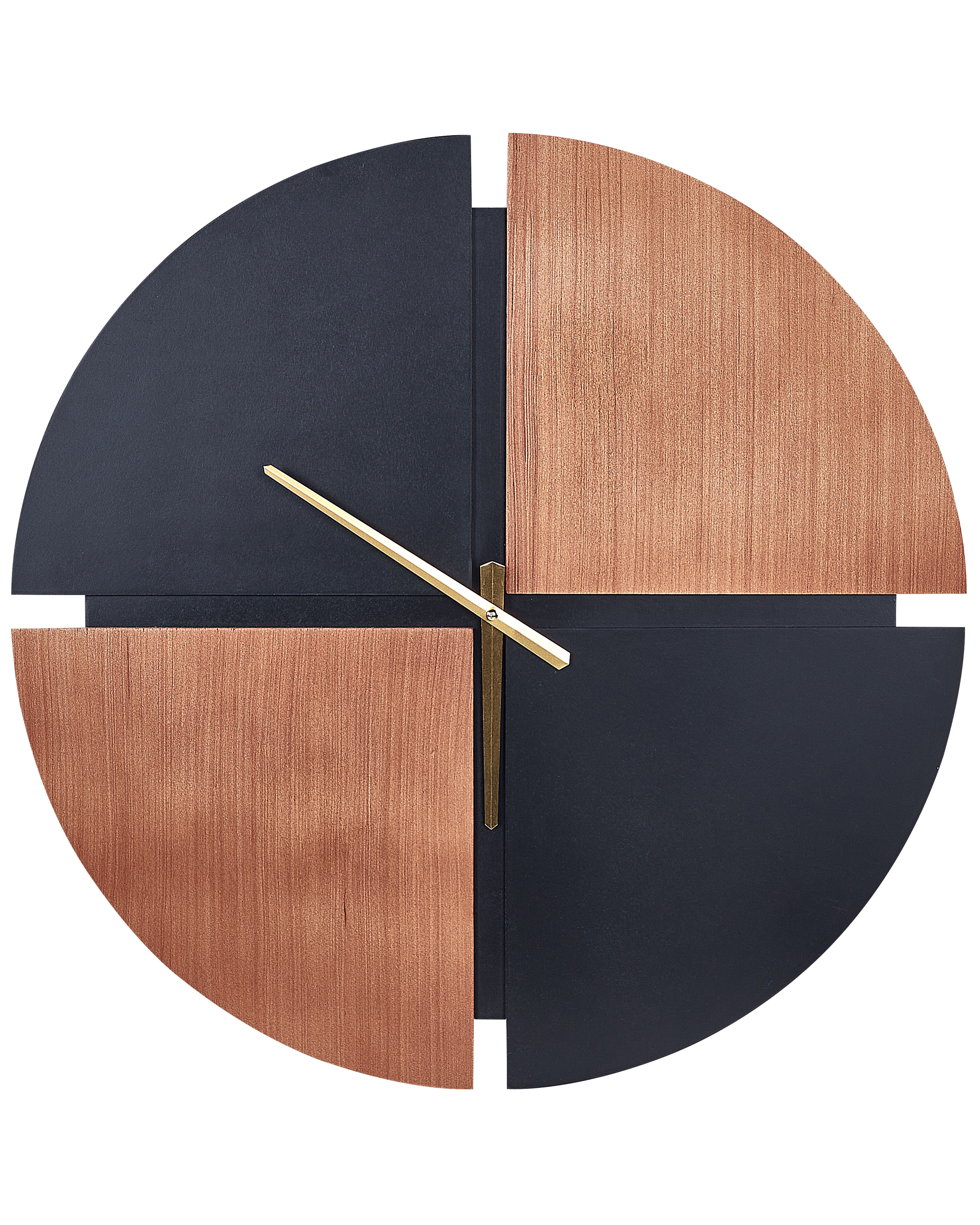 Wall Clock ARAMON 60 cm Brown/ Black