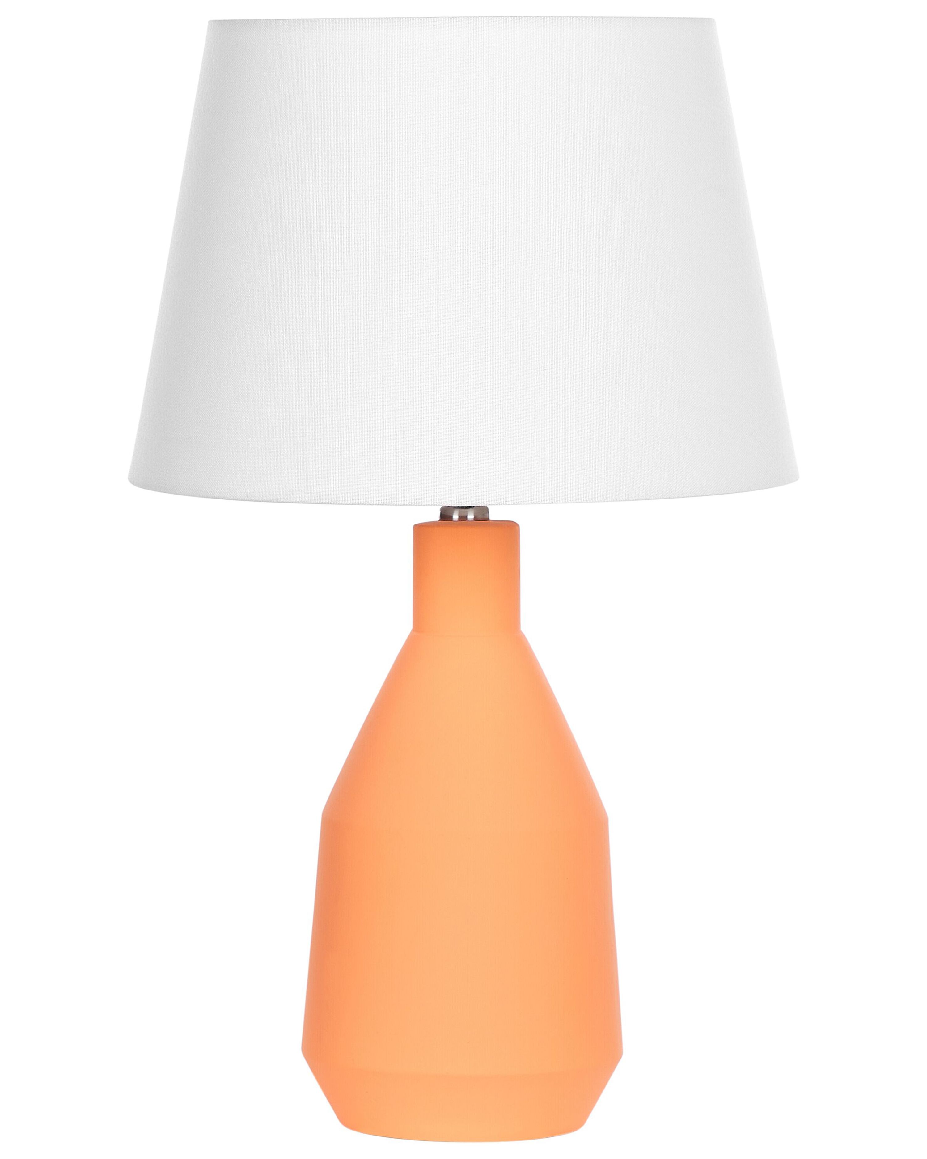 Table Lamp LAMBRE Ceramic Orange