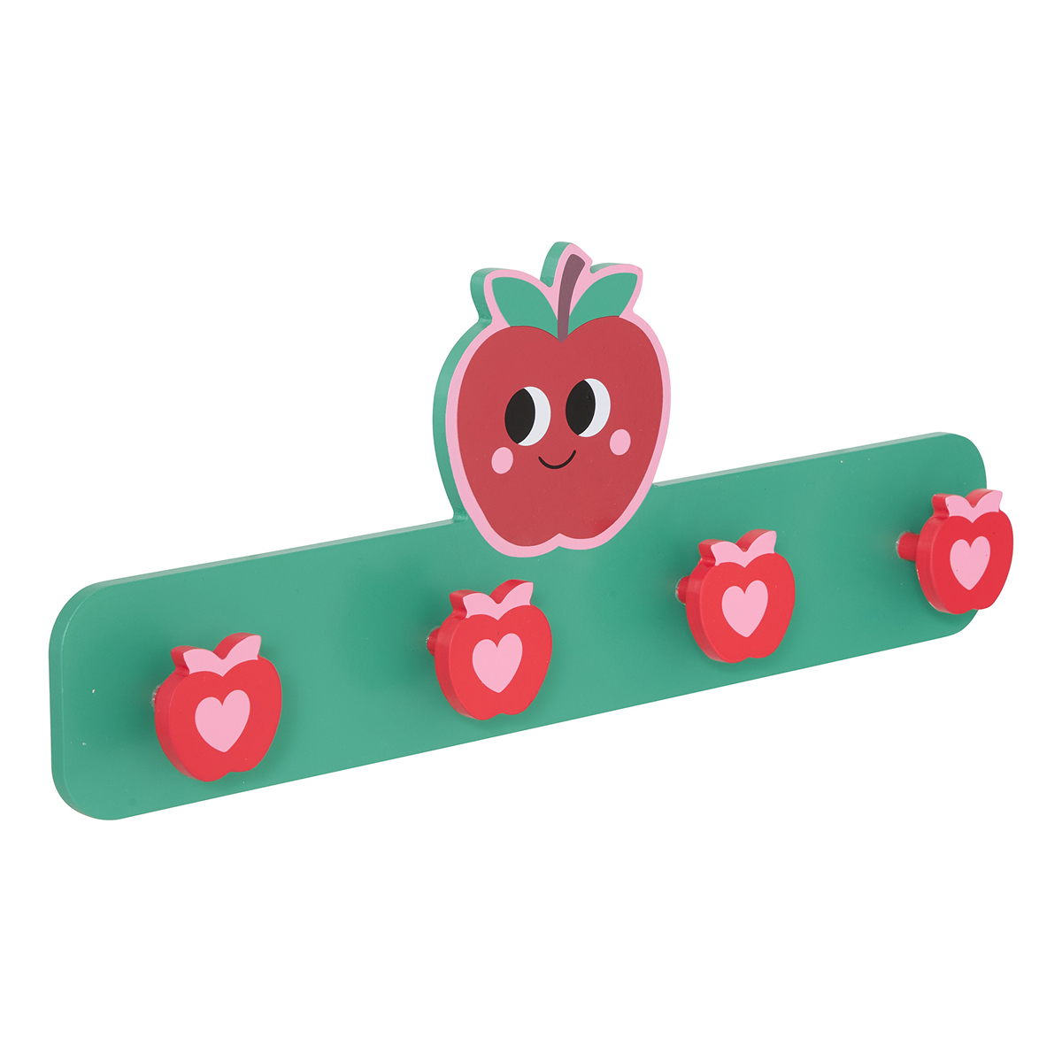 4-hook coat rack "Pomme d'amour" Atmosphera x Cha Cha Pop