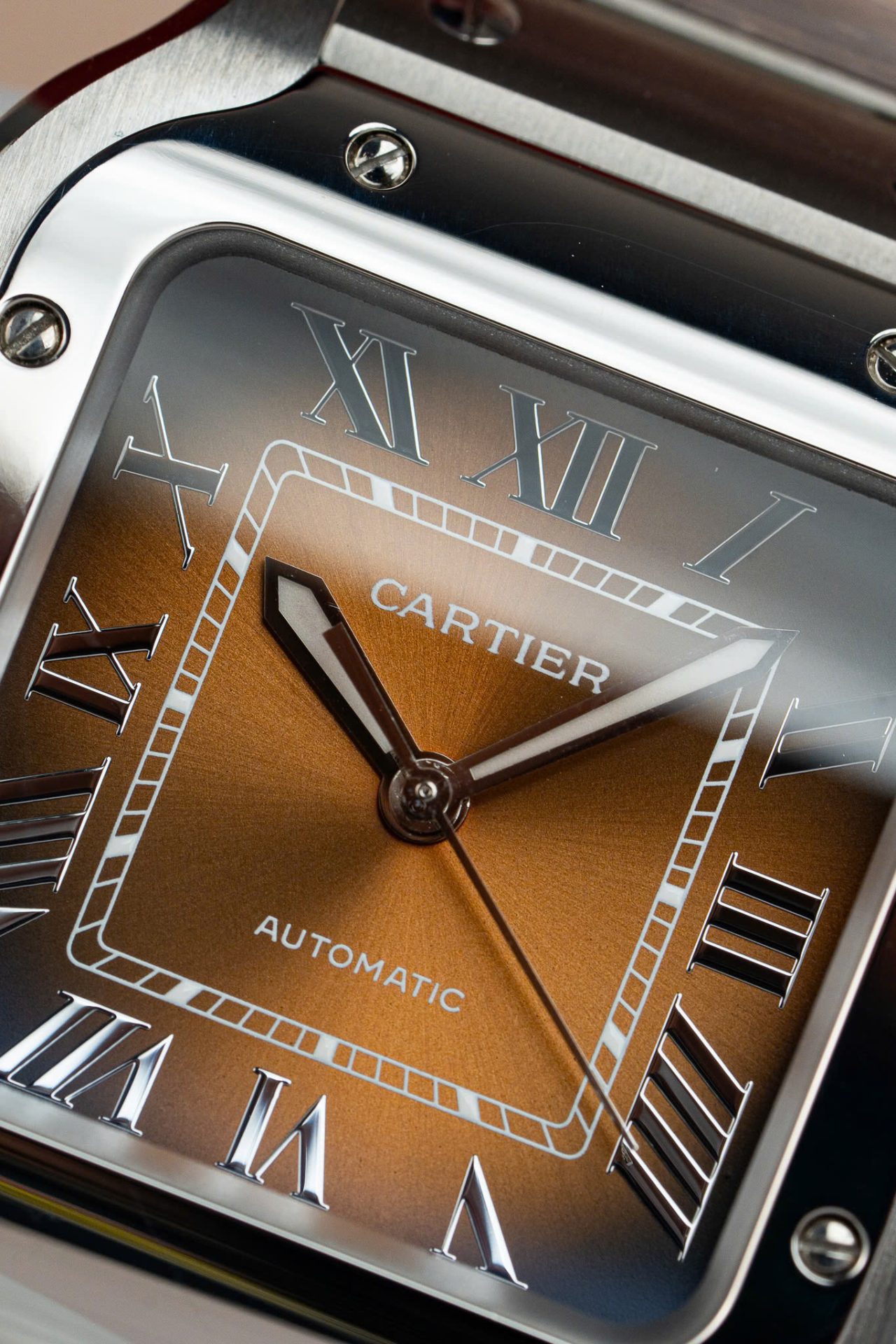 Cartier Santos WSA0065 Replica Watch Women Dial Brown BV Factory 35mm - Top club