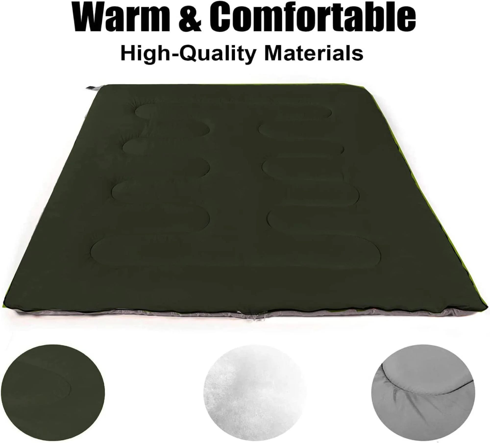 10 Pack Bulk Wholesale of Cold Weather Envelope Sleeping Bags for Adults, Kids, Homeless, Camping, Indoors, Outdoors - 10 Count Sleeping Bags in Black, Navy Blue, Forest Green, Red - 71"L x 30"W - Image 28
