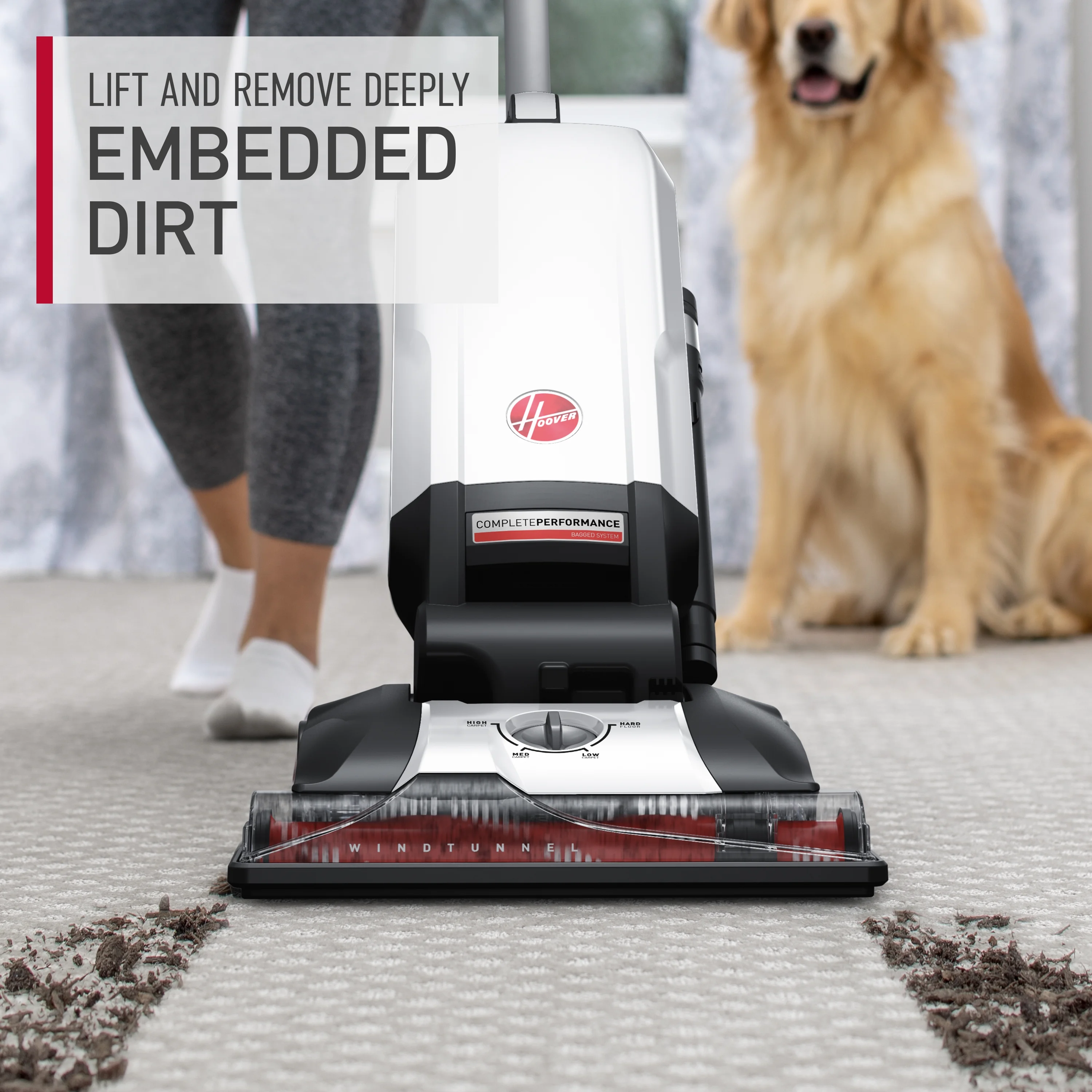Hoover Complete Performance Advanced Bagged Upright Vacuum UH30651PC
