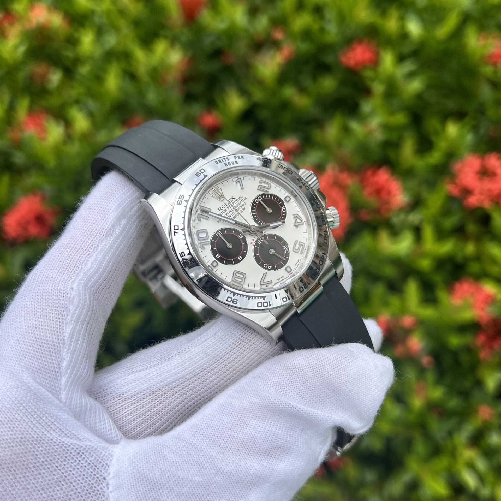 Rolex Replica 11 Watch Cosmograph Daytona 116509 LN Arabic Numerals 40mm - Elite Watch Atelier