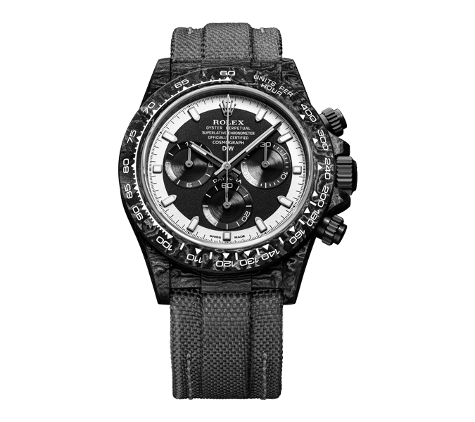 ROLEX Diw Daytona carbon cream invert 40mm oyster black(1:1 replica) - Elite Watch Atelier