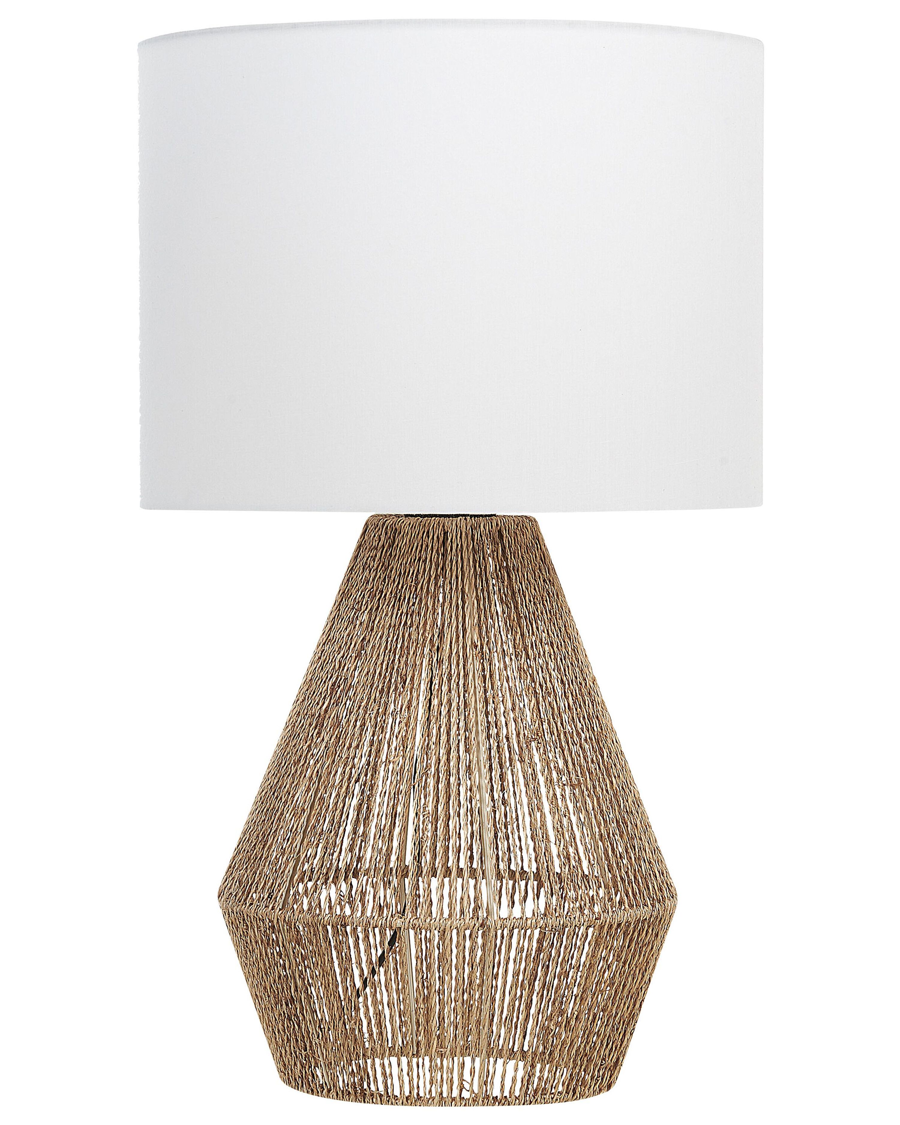 Table Lamp MALEWA Paper Rope Natural