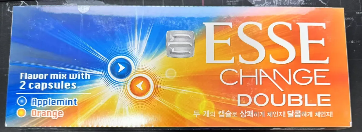 ESSE Change Double Applemint Orange Carton