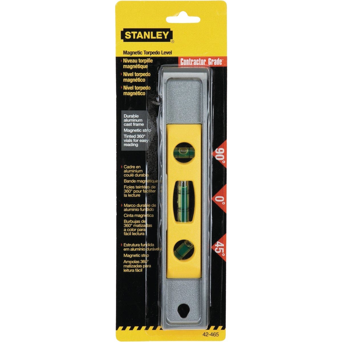Stanley 9 In. Magnetic Torpedo Level