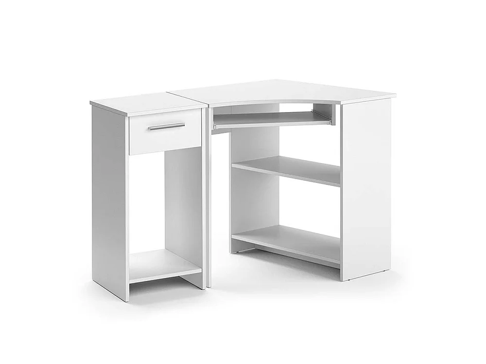 Bureau dangle blanc 83x76x77 odin