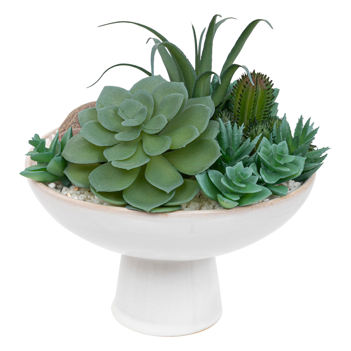 Artificial succulents arrangement Ceramic pot, H.20 cm