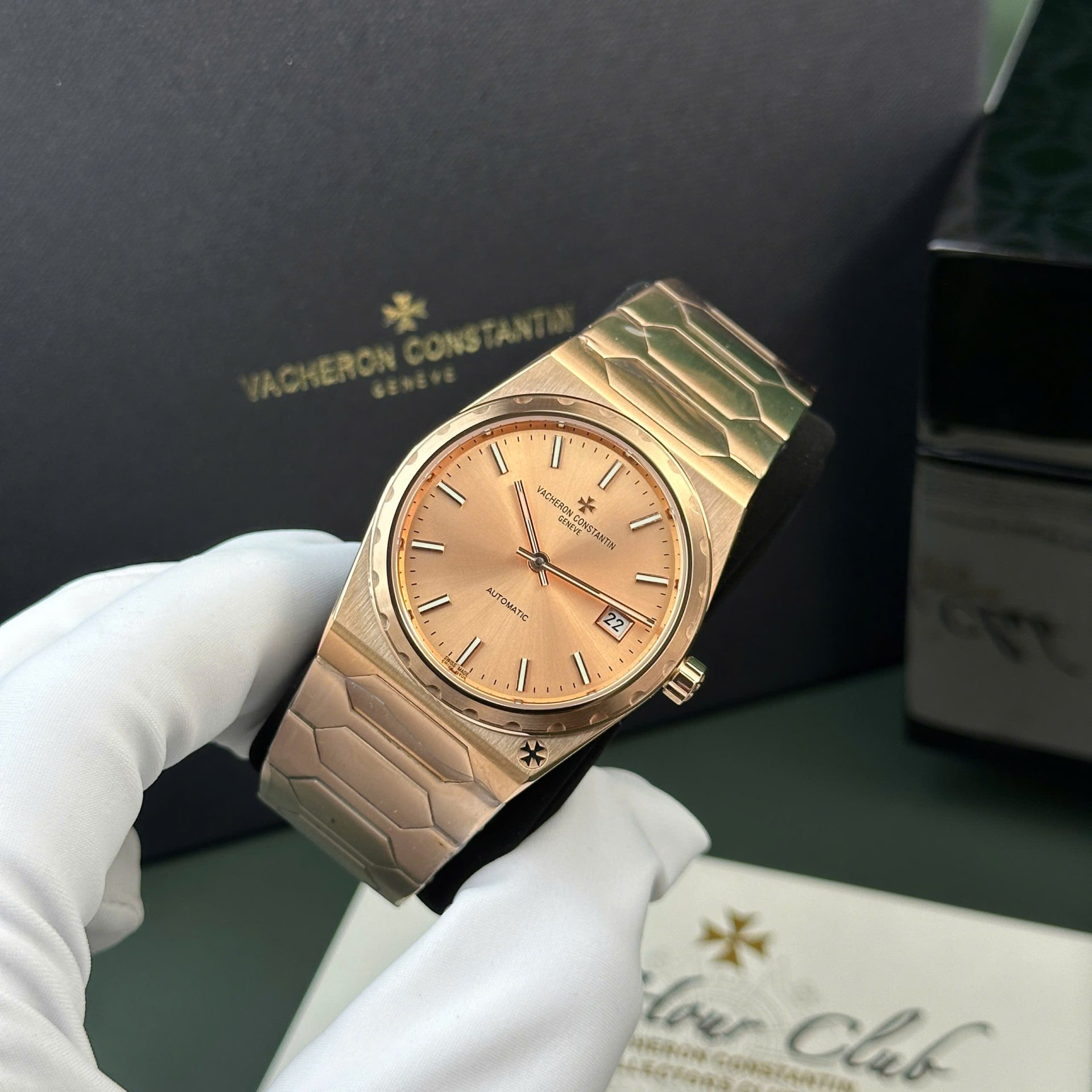 Vacheron Constantin Historiques 222 Replica Watch Rose Gold 8F Factory 37mm - Top club