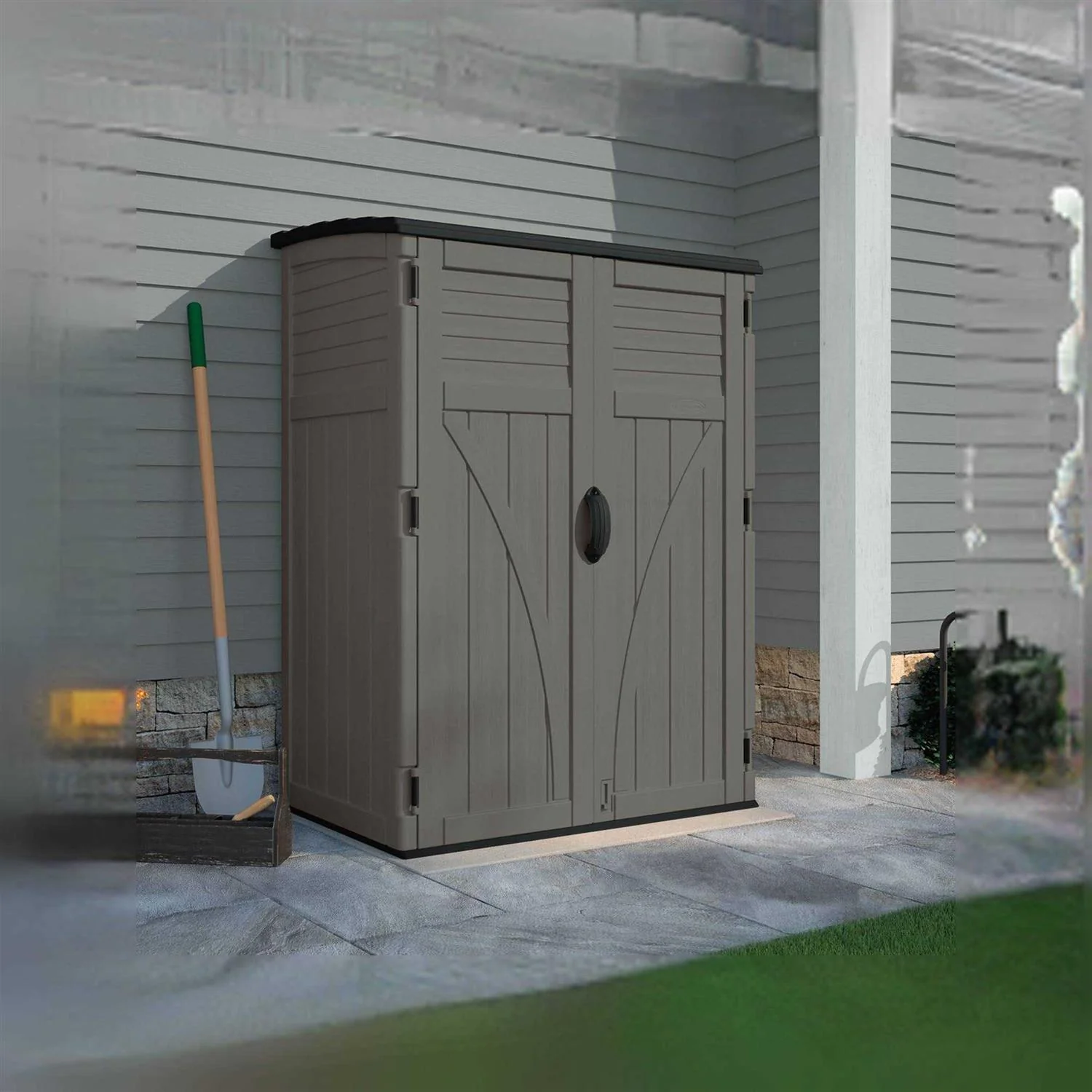 Suncast Vertical Storage Shed - 54 Cu-Ft - Image 3 Suncast Vertical Storage Shed - 54 Cu-Ft - Image 3