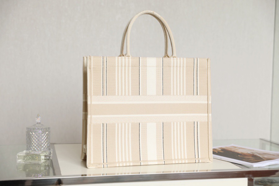Christian Dior Large Dior Book Tote Cream, For Women, Women’s Handbags 16.5in/42cm CD1:1High-quality replica