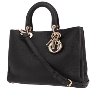 Dior Diorissimo handbag in black grained leather