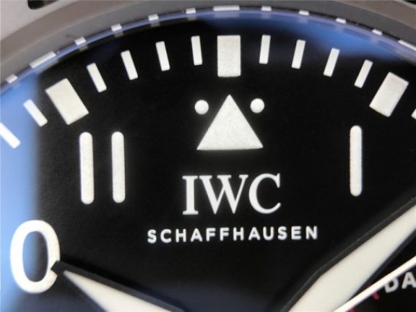 Replica IWC Big Pilot Real PR IW502001 Real Ceramic ZF V2 Black Calfskin Strap A51111 - Top club