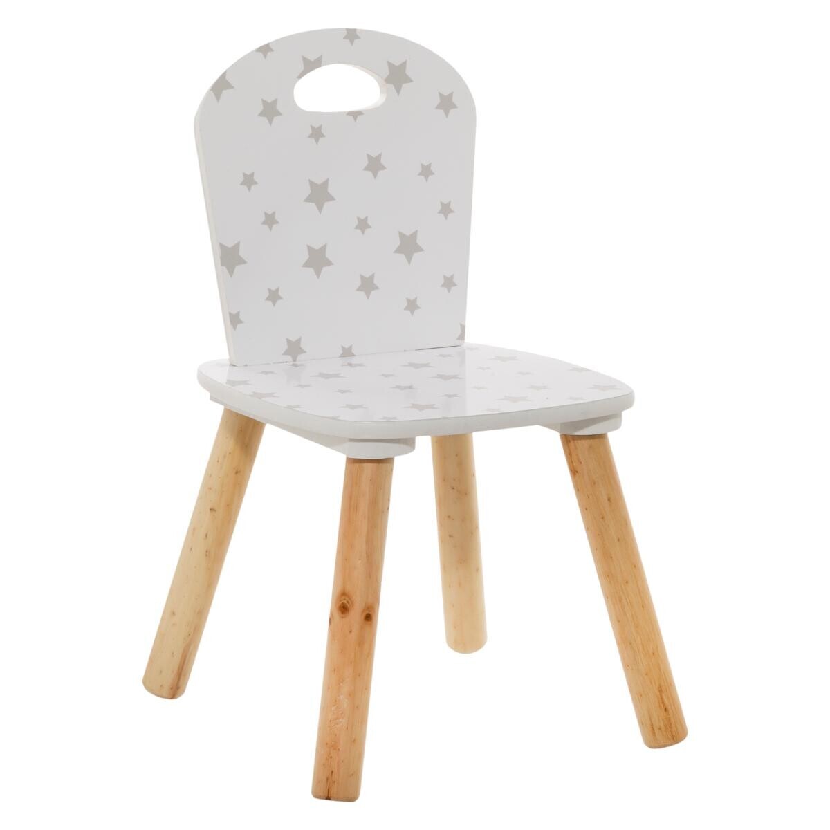 Kids chair "Douceur" Grey patterns