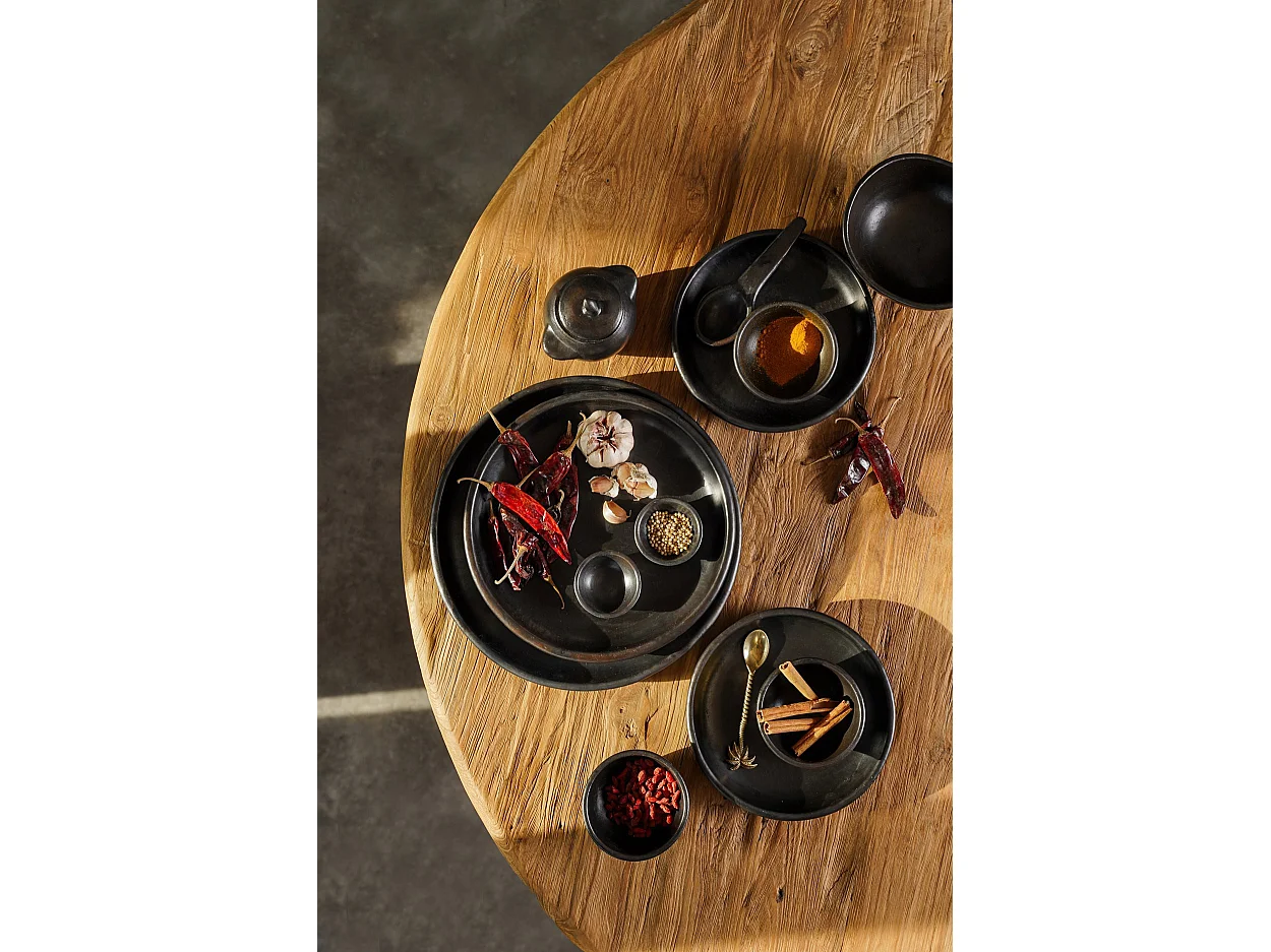 Le Burned Assiette Creuse - Noir - M