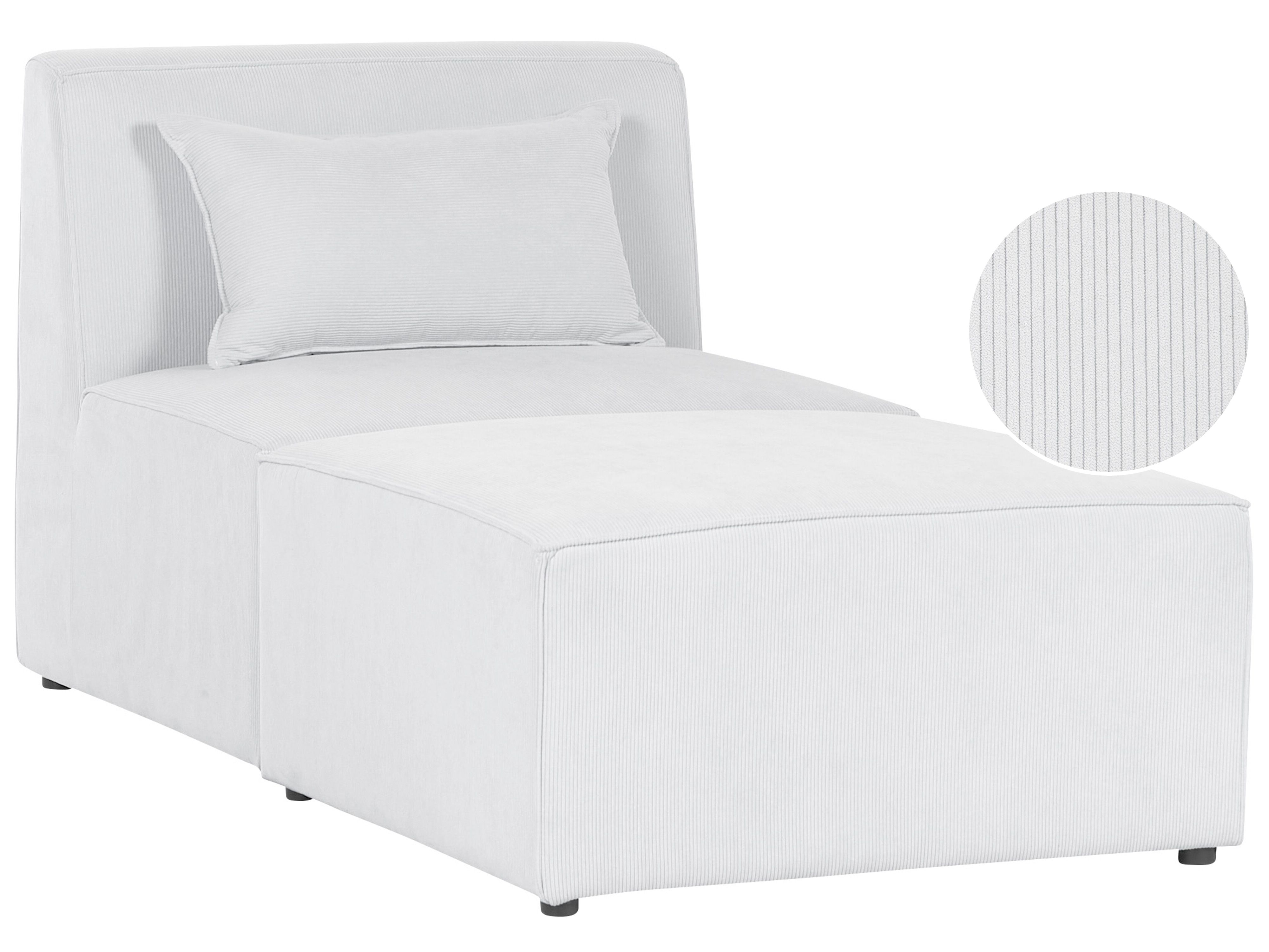 Chaise Longue LEMVIG Corduroy Off-White
