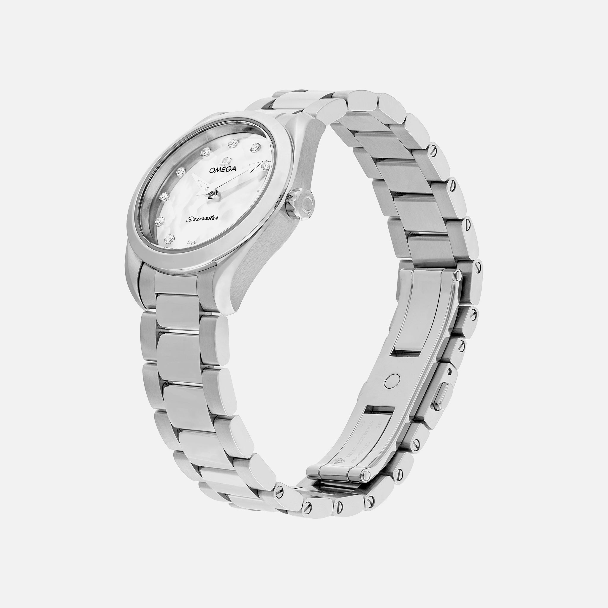 Seamaster Aqua Terra 150M Quartz 28mm Mother-Of-Pearl Dial With Diamonds(1:1 replica) - Top club