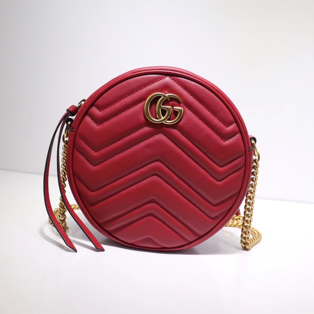 Replica Gucci Marmont Mini Round Shoulder Bag1:1High-quality replica