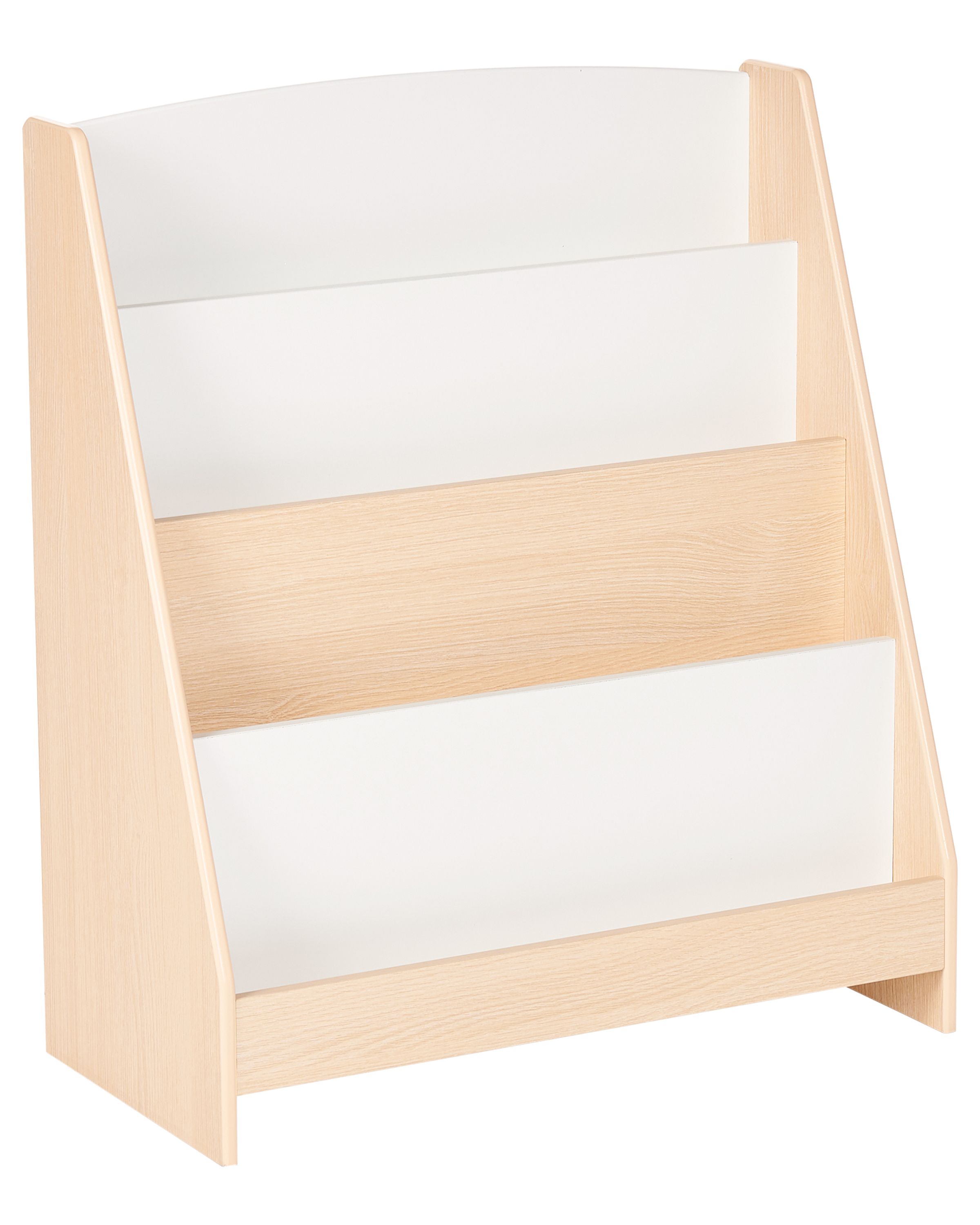4 Tier Bookcase LILOET 70 cm Light Brown