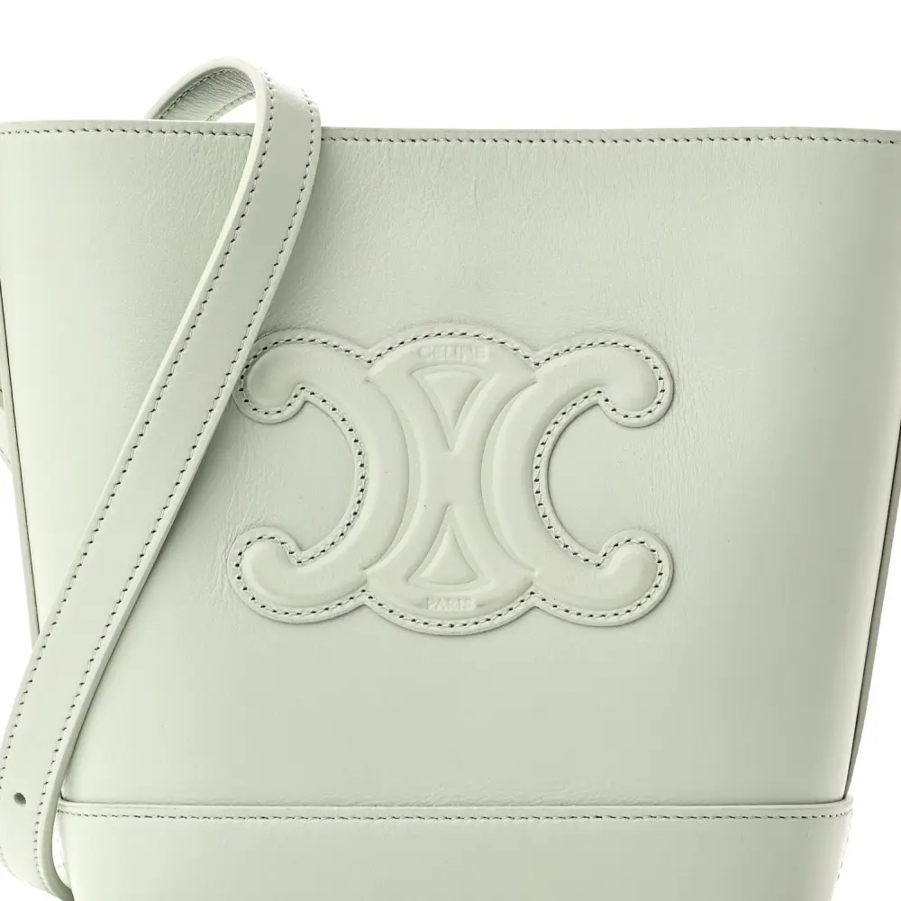 Celine Jade Smooth Calfskin Bucket Bag – Mirror Quality Superfake1:1High-quality replica