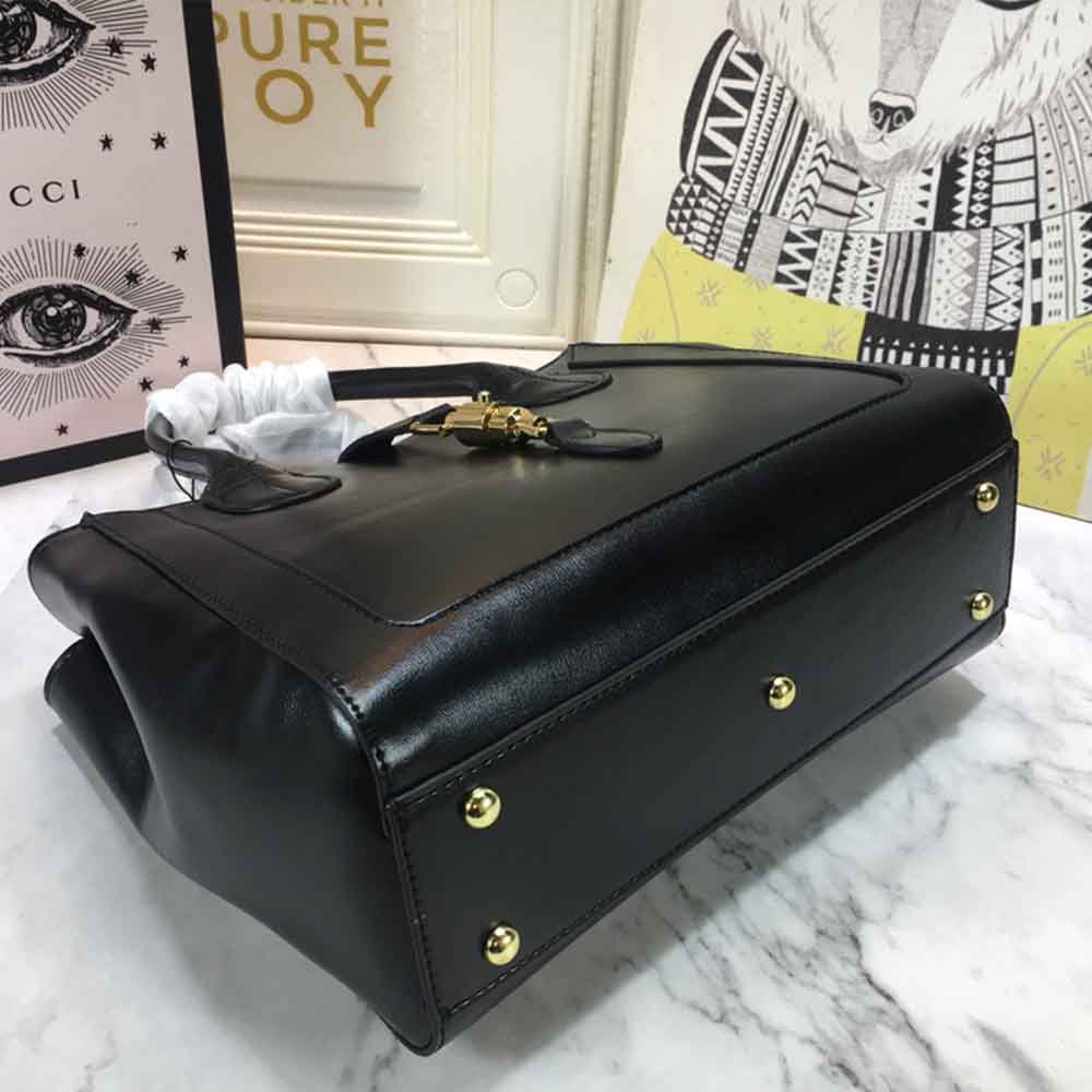 Replica Gucci Jackie 1961 Large Tote Bag 649015 Red/Black/Grey1:1High-quality replica