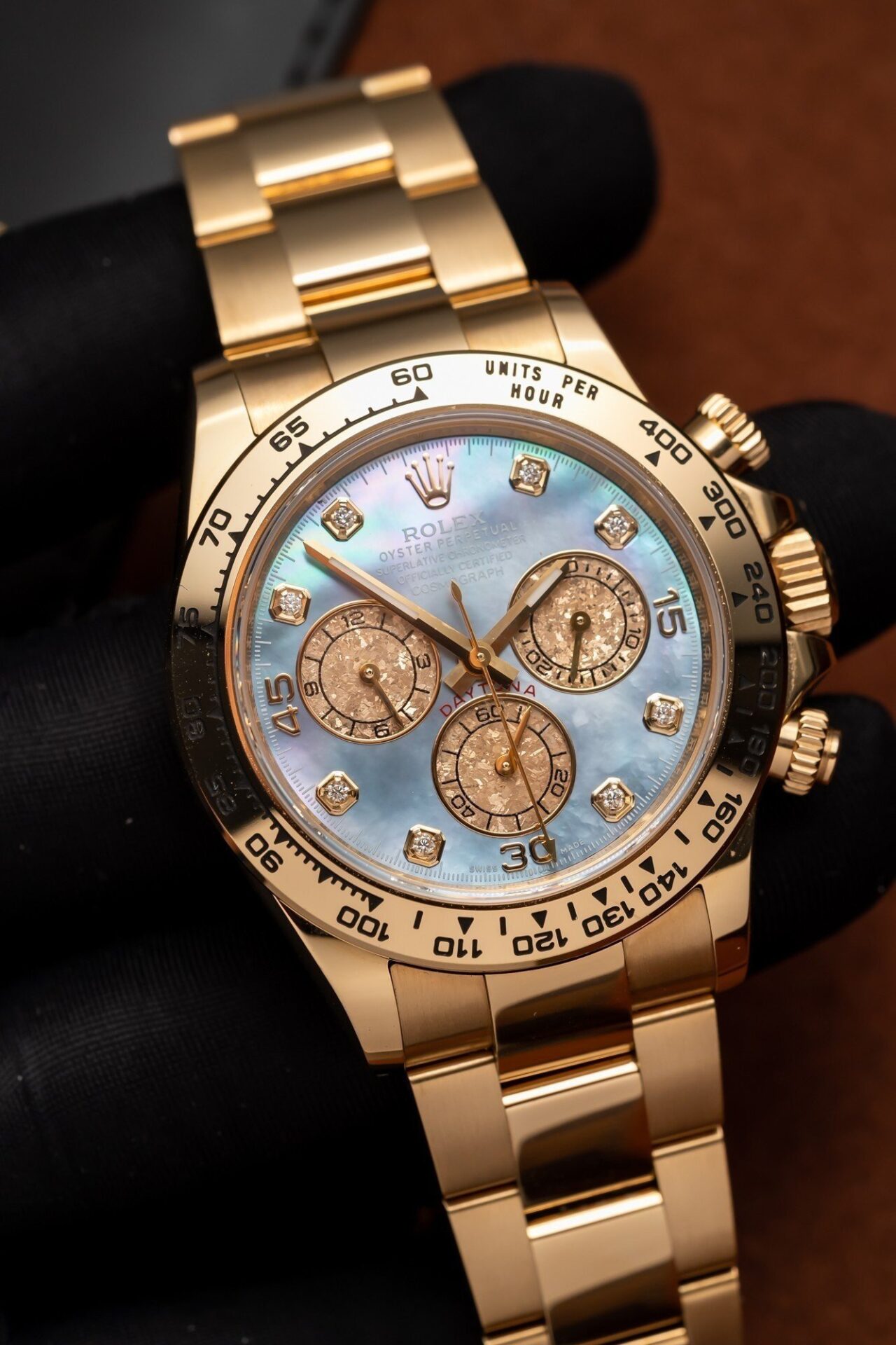 Rolex Replica 1:1 Watch Daytona 116508 Blue Mother of Pearl Dial Clean Factory 40mm - Elite Watch Atelier
