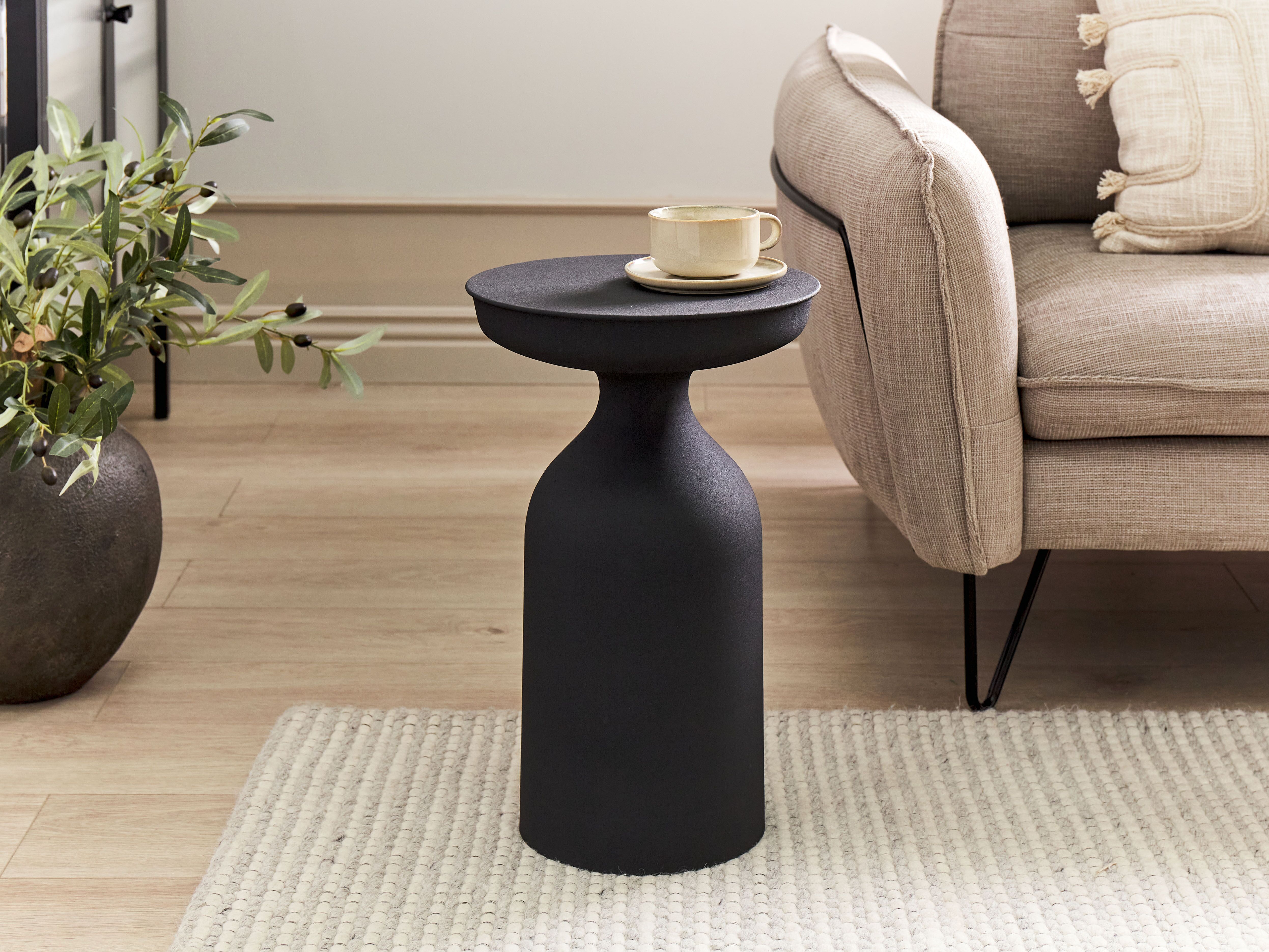 Side Table TENJO Metal Black