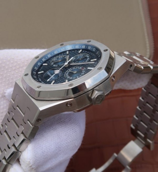 Replica Audemars Piguet JF Royal Oak 41mm 26574 SS Blue Dial SS Bracelet A5134 - Top club