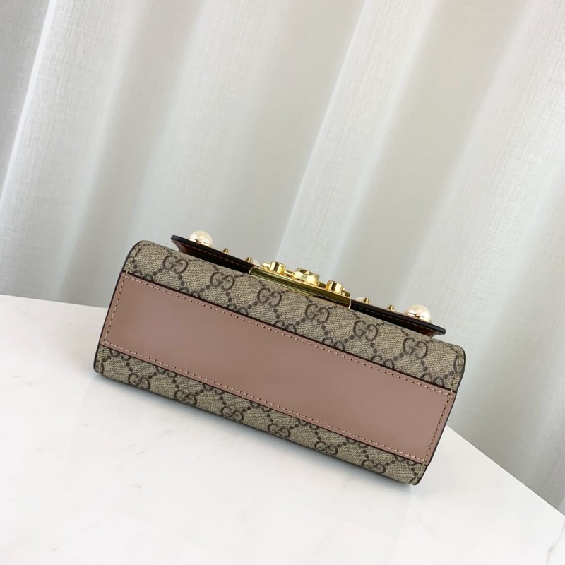 Replica Gucci Padlock Studded Gg Supreme Shoulder Bag 4321821:1High-quality replica