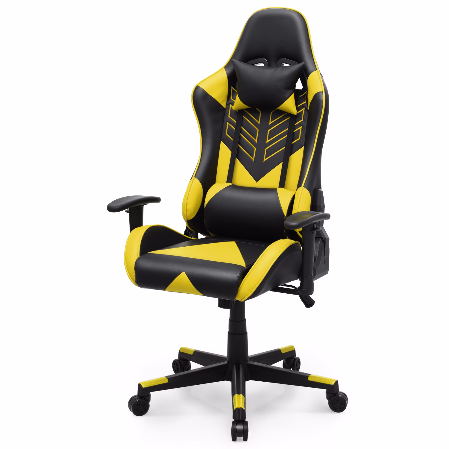 Magshion Ergonomic Gaming Chair, Comfortable Gaming Chair, Computer Chair Leather Desk Chair Adjustable Swivel Gaming Office Chair, Blue - Image 9