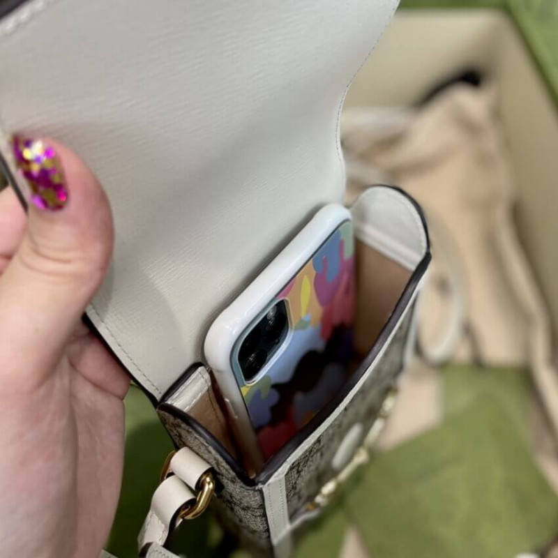 Replica Gucci Gg Supreme Horsebit 1955 Mini Bag 6256151:1High-quality replica