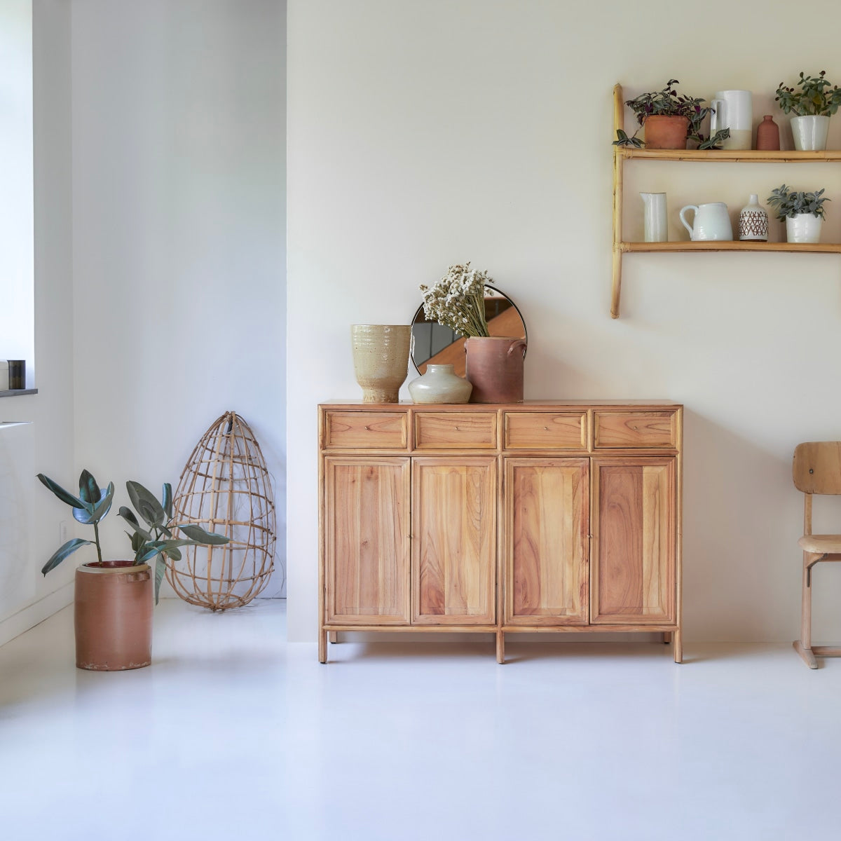 Tikamoon - Alex - Buffet van mindihout 120 cm