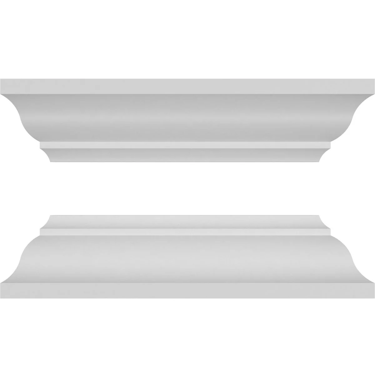 Ekena Millwork 6"W x 8'H Craftsman Classic Square Non-Tapered, Raised Panel PVC Column Kit, Crown Capital & Crown Base - Image 6
