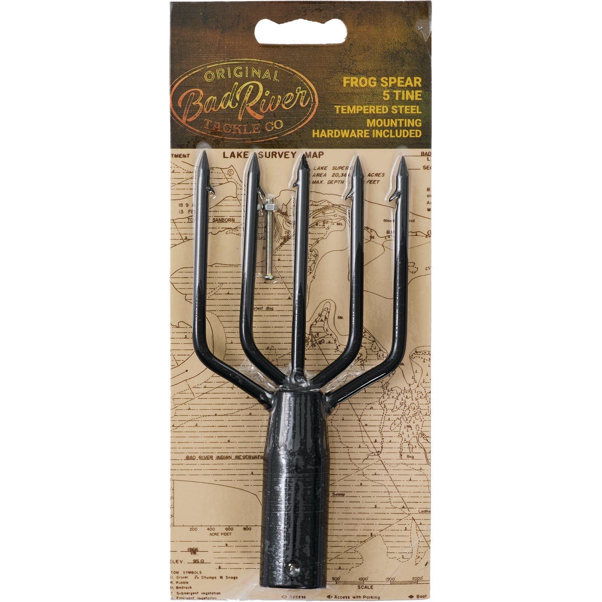Bad River 5-Tine 6-1/2 In. L. Tempered Steel Fish Spear
