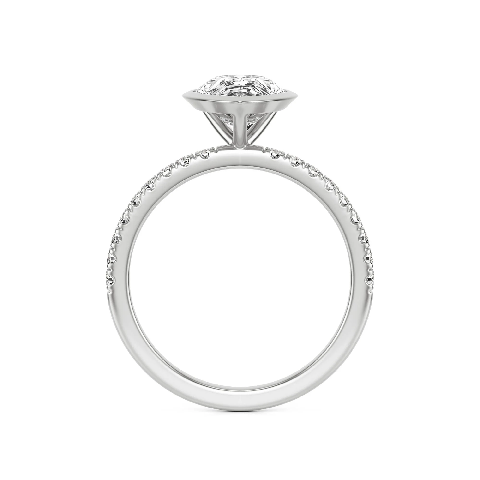 The Pear Bezel Pavé