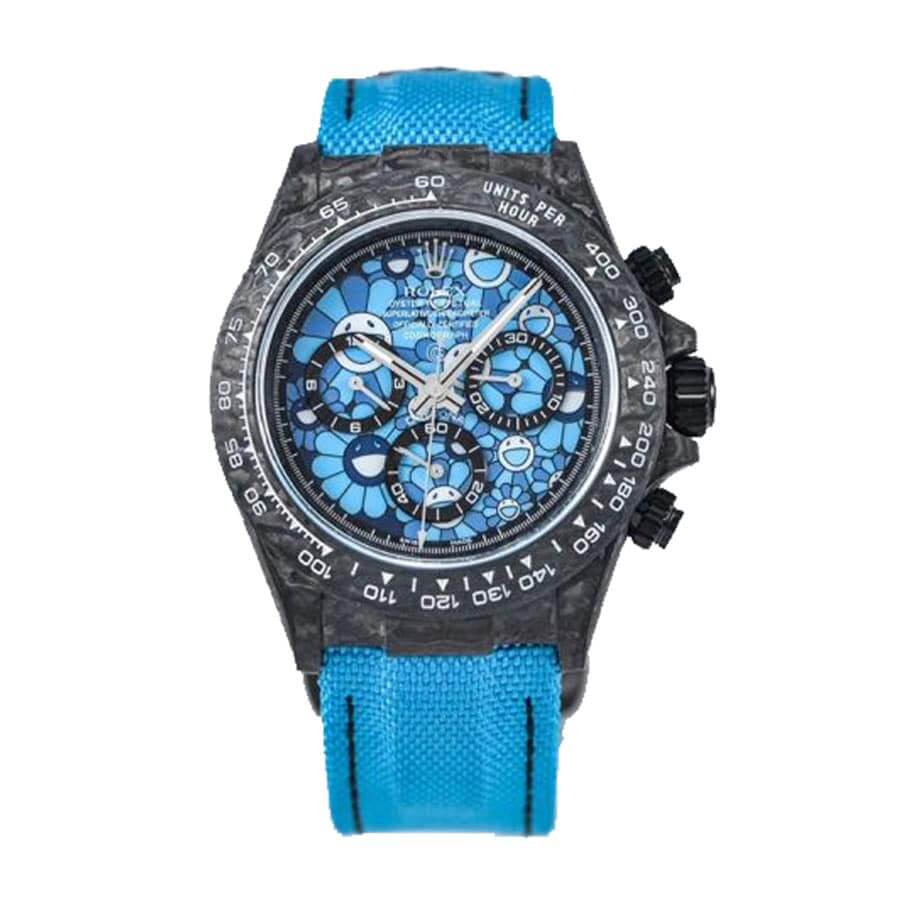 Rolex Daytona Cosmograph Blue Sun Flower Pattern Dial Replica - Elite Watch Atelier