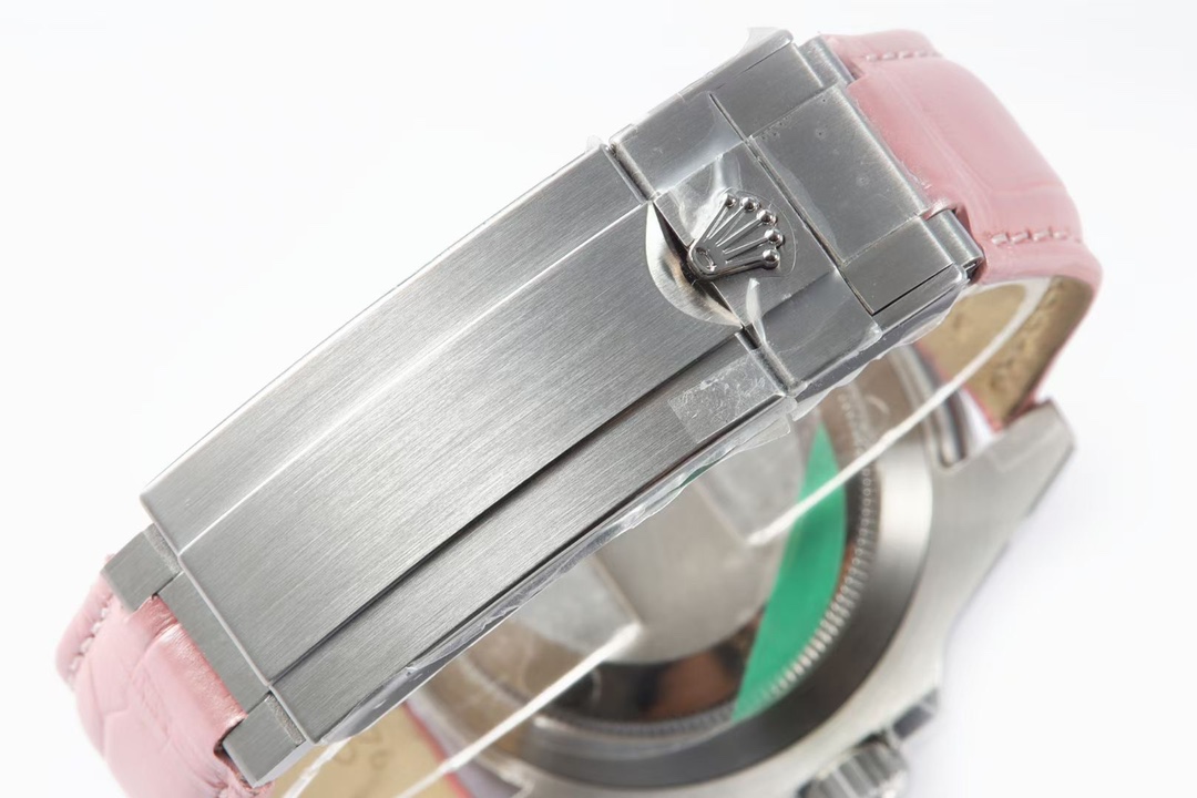 Rolex Submariner - Women's Pink - 40MM - Leather(1:1 replica) - Elite Watch Atelier