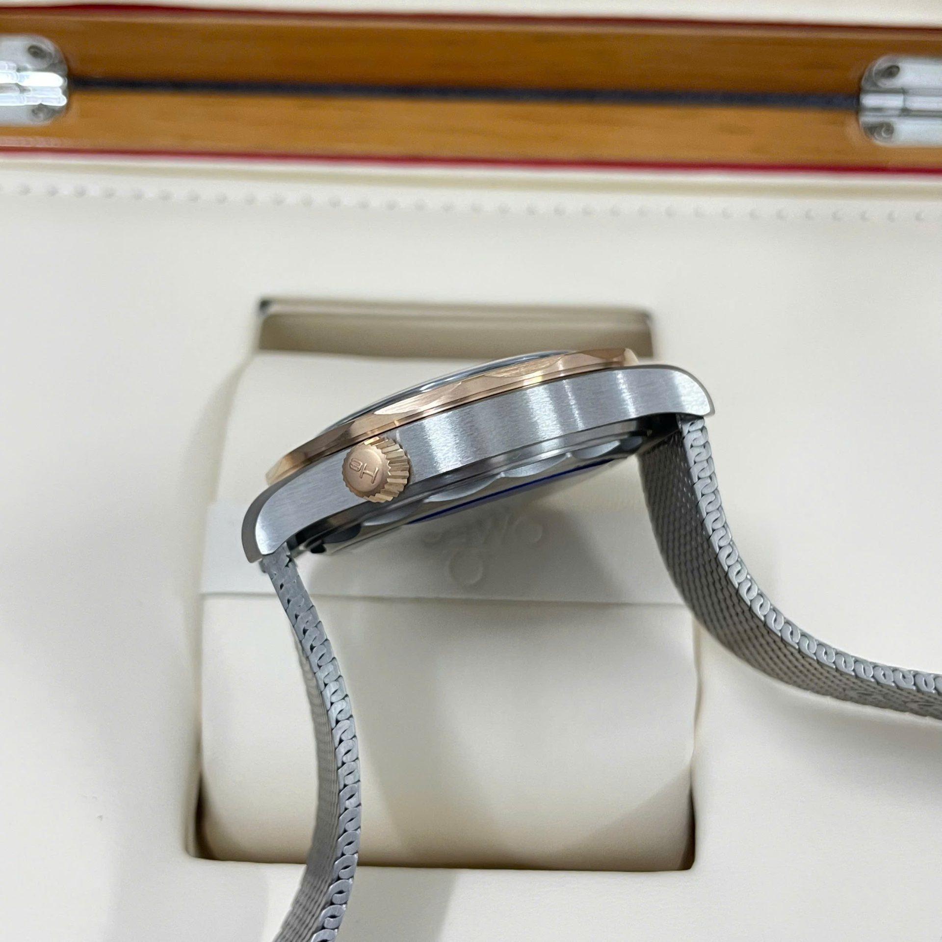 Omega Replica Watches Seamaster Bronze Gold on Titanium Green Dial VS Factory 42mm - Top club