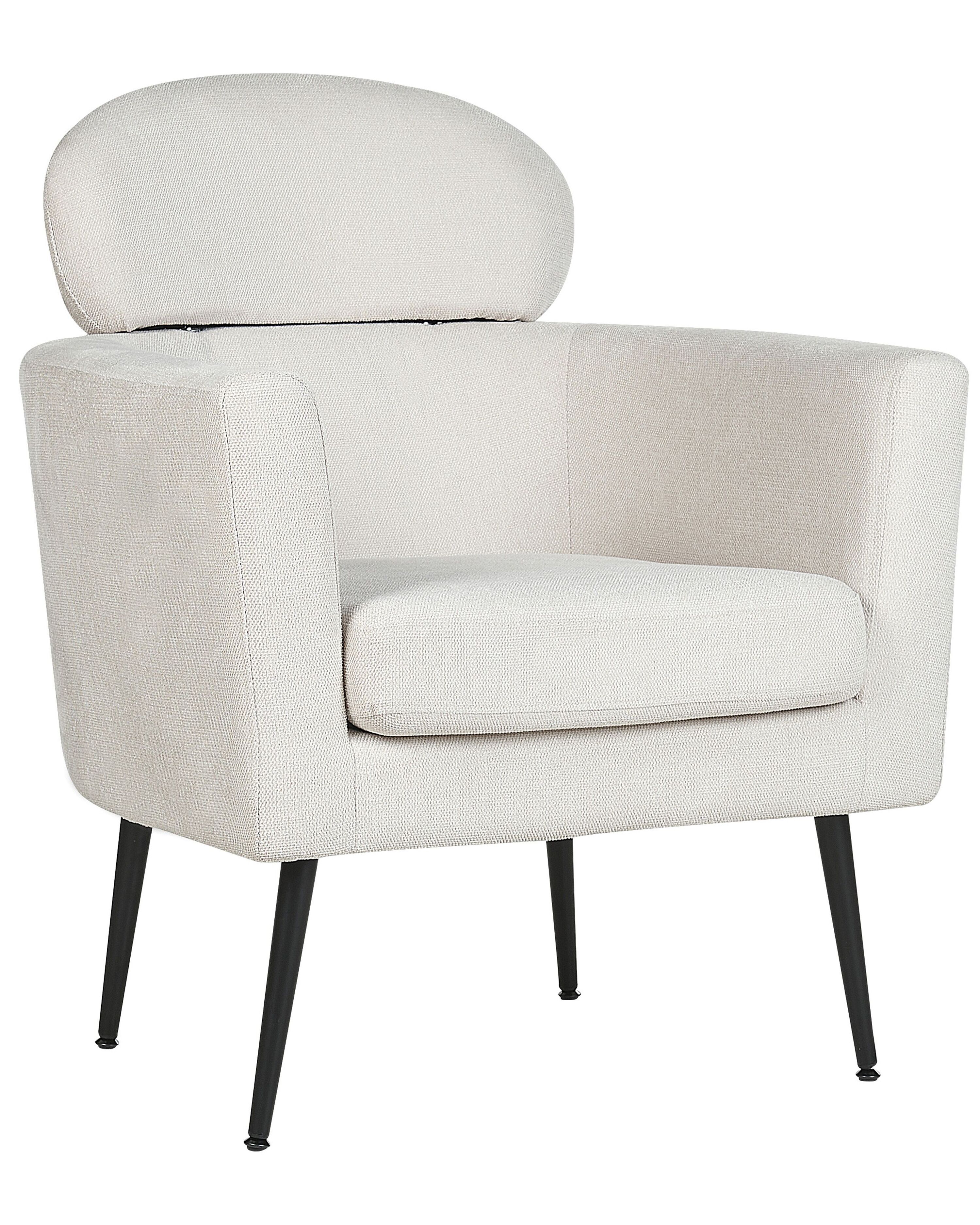 Armchair SOBY Fabric Off-White