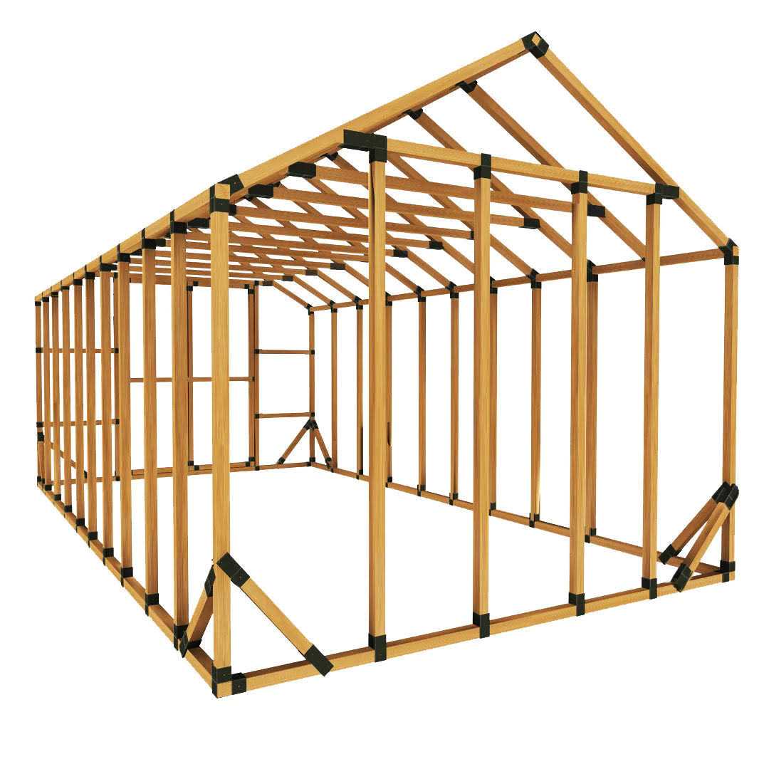 E-Z Frames DIY Greenhouse Bracket Kit, 10 ft. x 20 ft. - Image 5 E-Z Frames DIY Greenhouse Bracket Kit, 10 ft. x 20 ft. - Image 5
