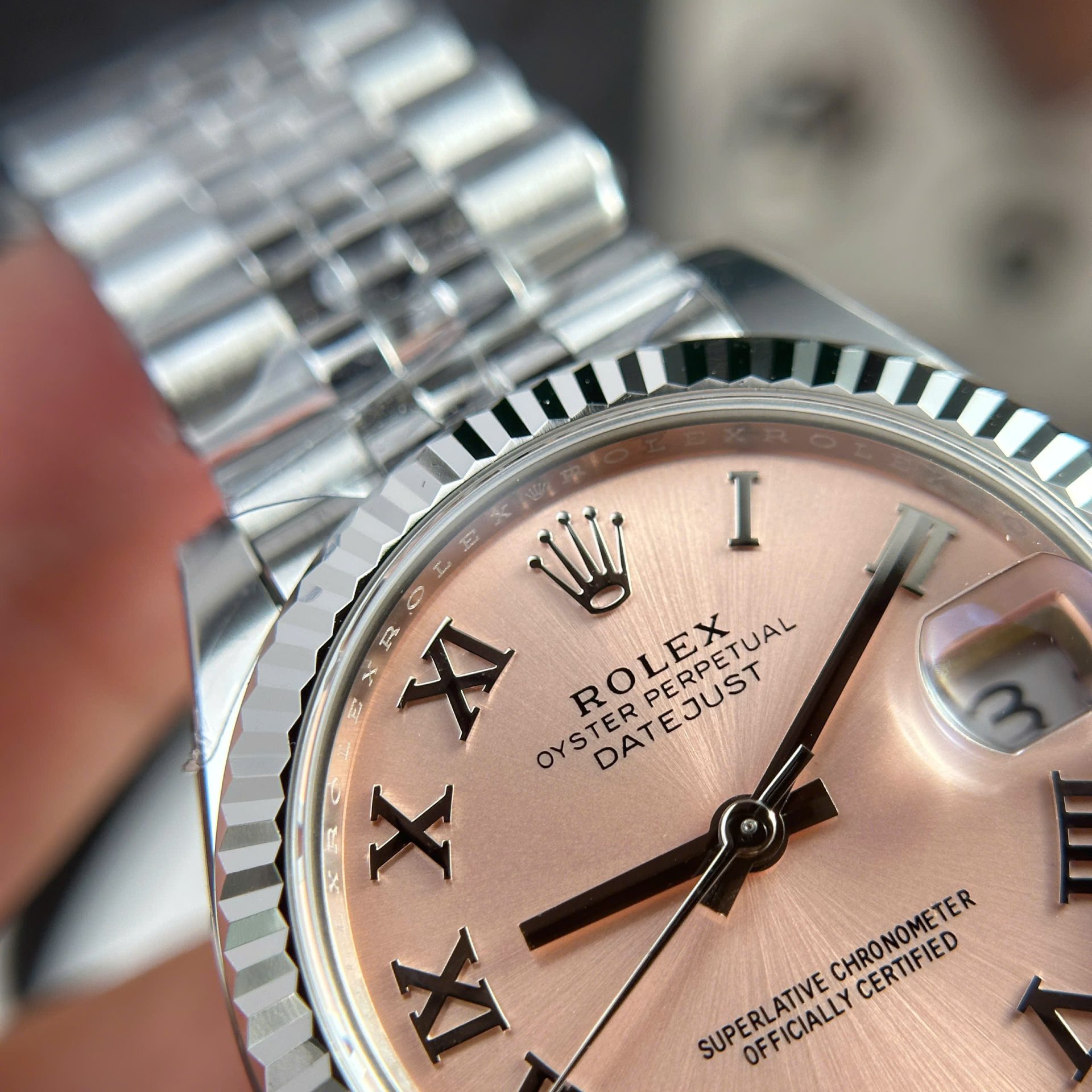 Rolex DateJust Replica Watch Women Dial Pink Automatic Movement THB Factory 31mm - Top club