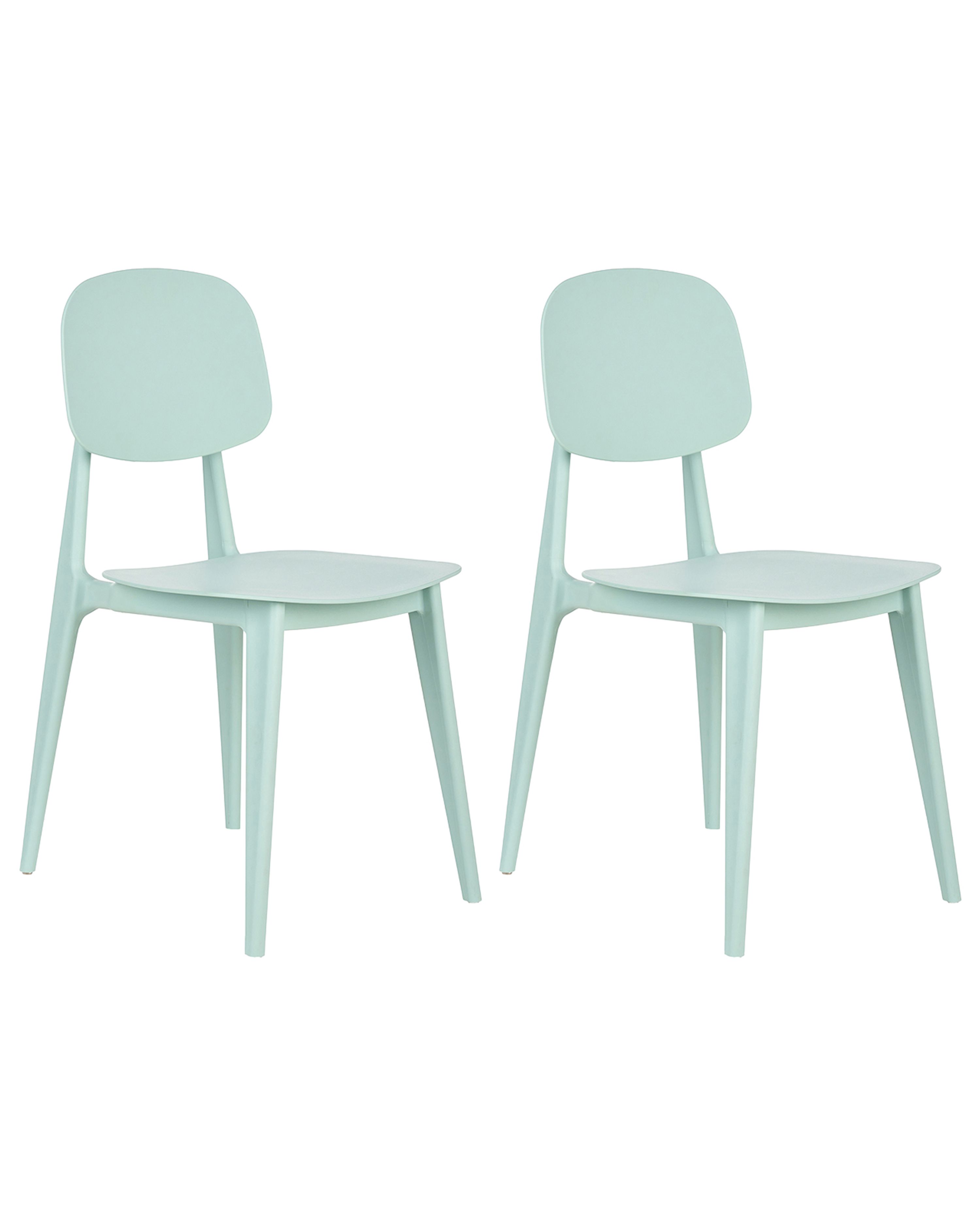 Set of 2 Garden Chairs KATTAVIA Mint Green