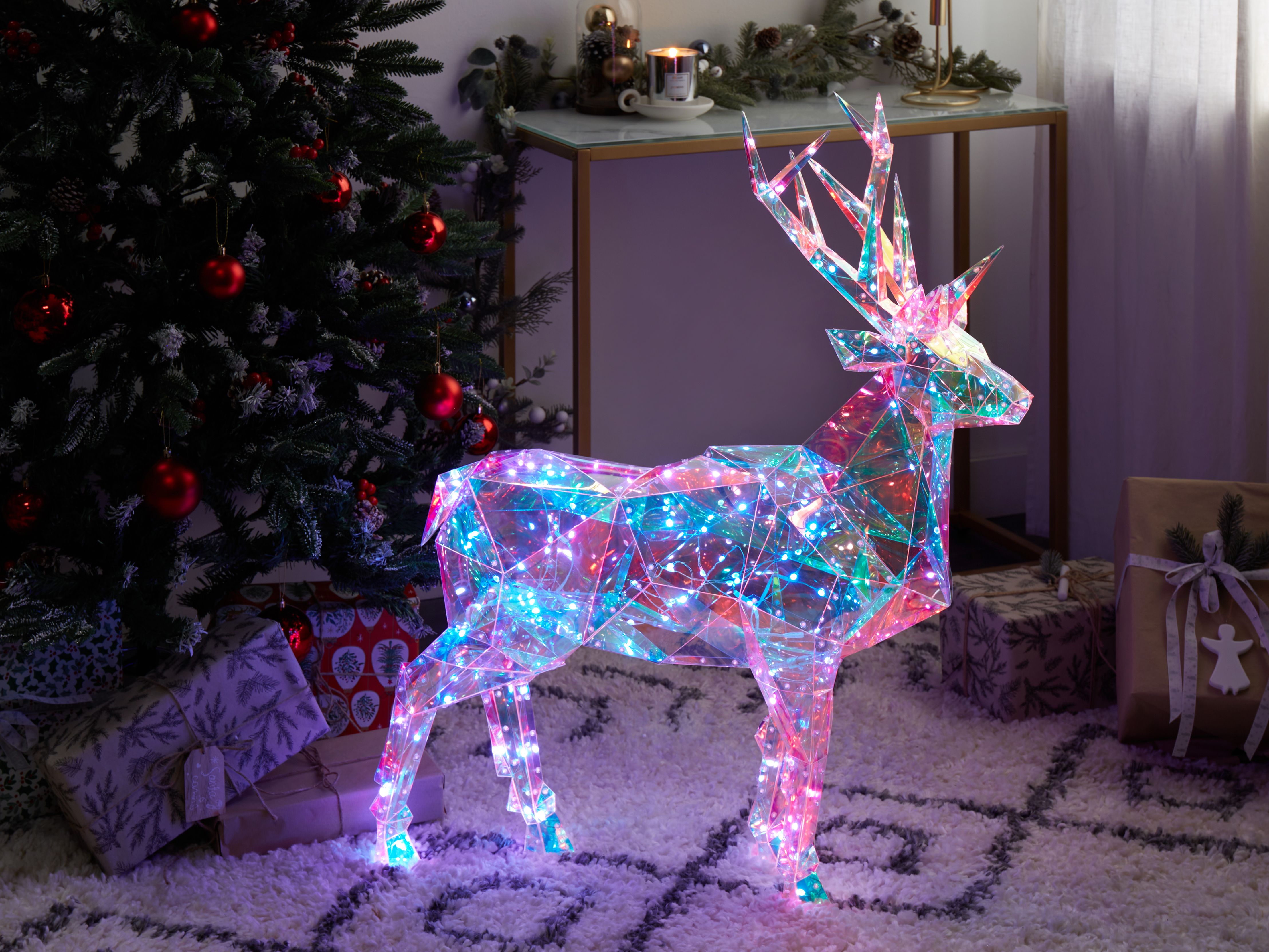 Outdoor Decoration Smart LED with App POLARIS Reindeer 90 cm Multicolour