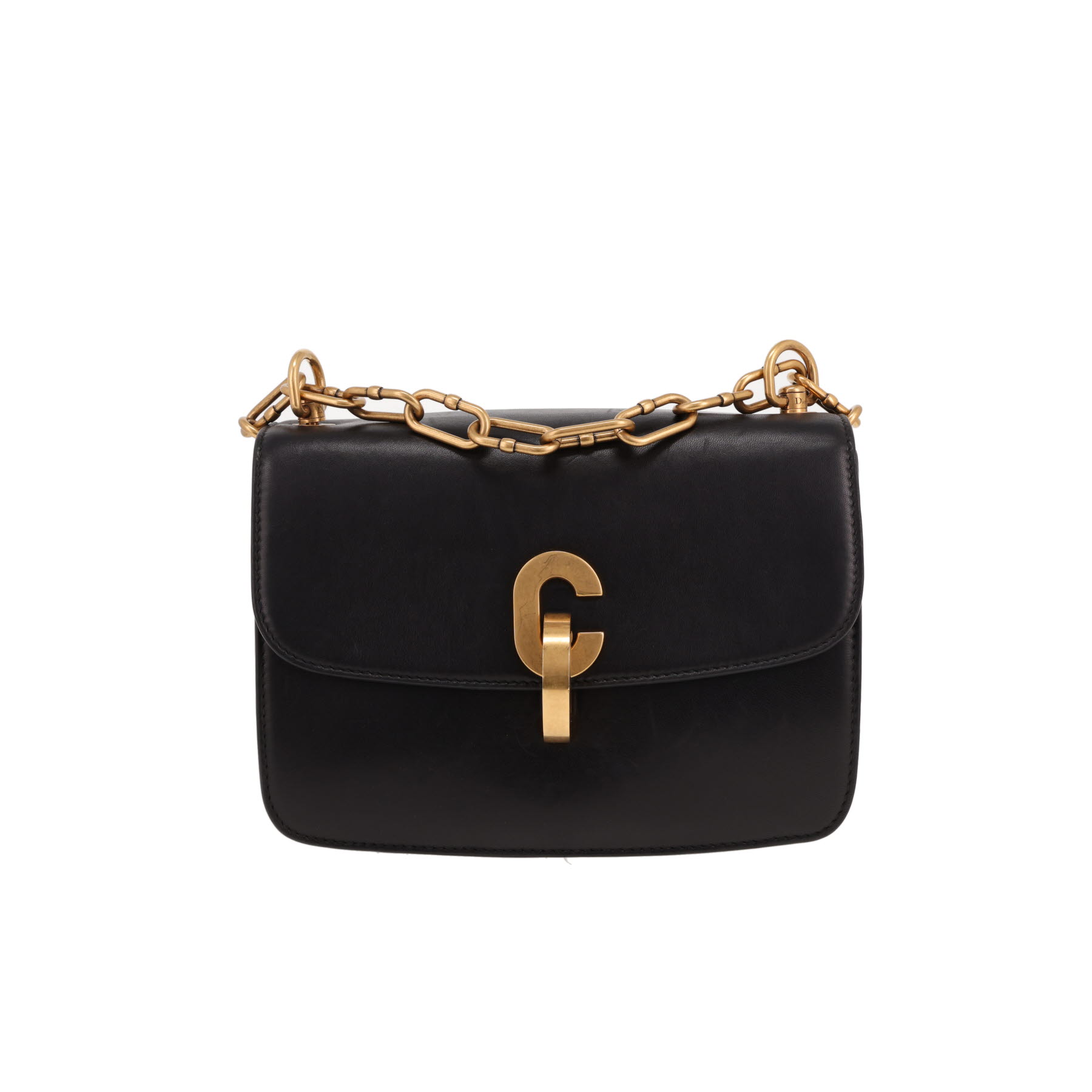 Dior Dior21st shoulder bag in black leather1:1High-quality replica