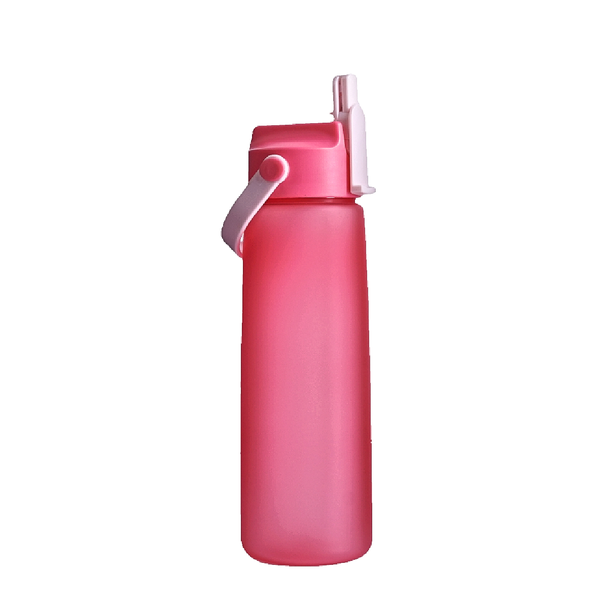Gradient Plastic Sports Water Bottle with Straw for Active Lifestyle Travel Camping Tours Outdoor Activities Boiling Water