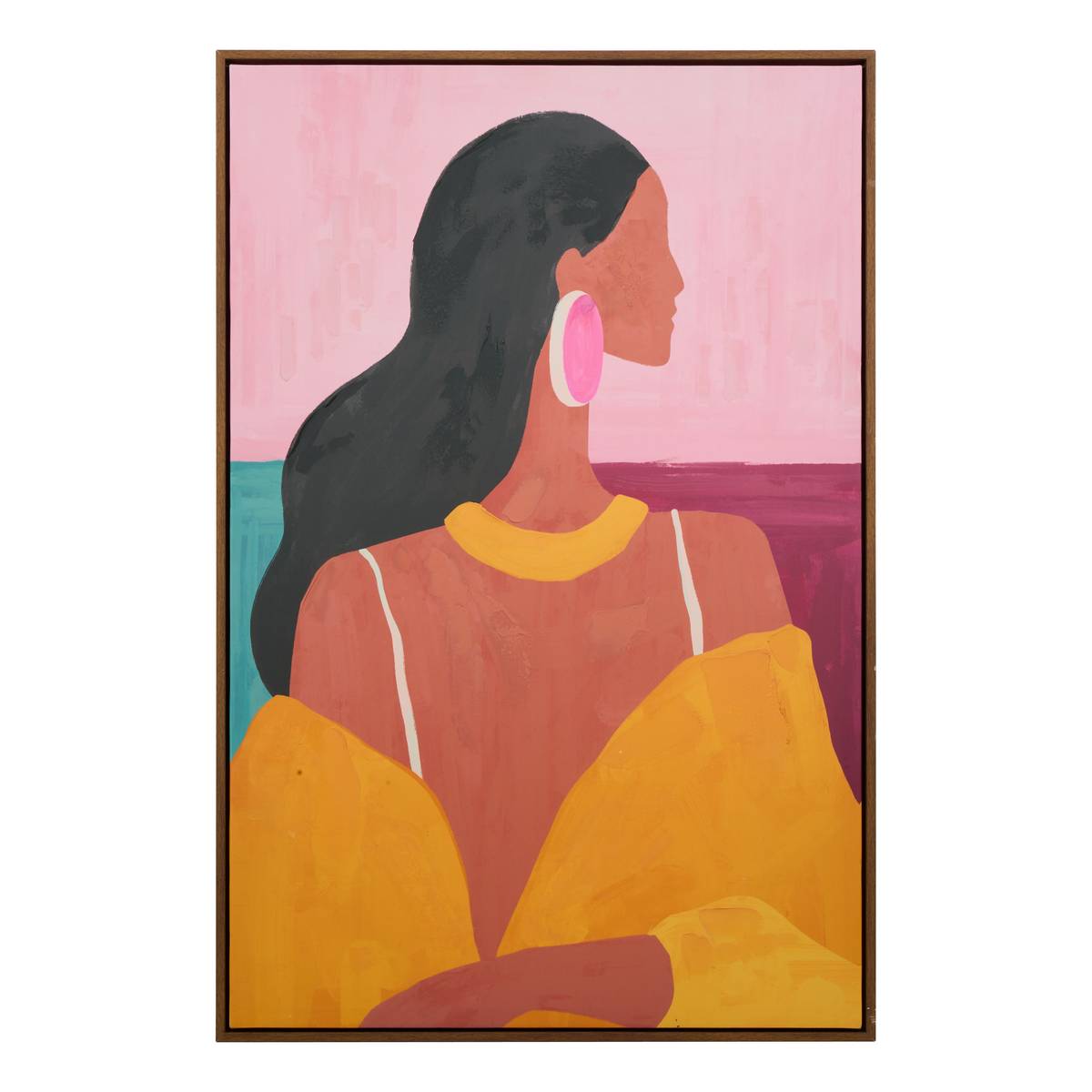 Framed Painting "Martha" Multicolor, 60x90 cm